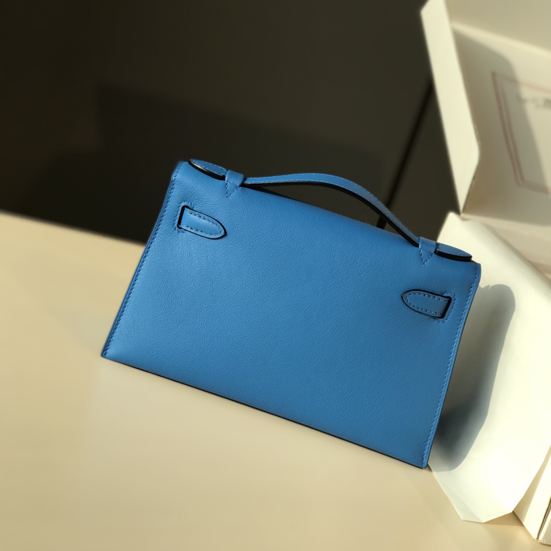 Hermès Kelly 에르메스 켈리 포쉐트 스위프트 가죽 22cm 10