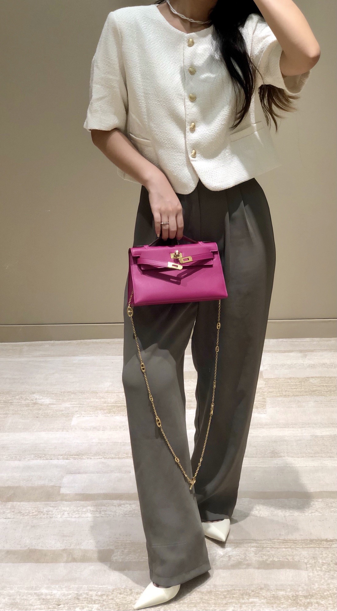 Hermès Kelly  에르메스 켈리 포쉐트 스위프트 가죽 22cm 3