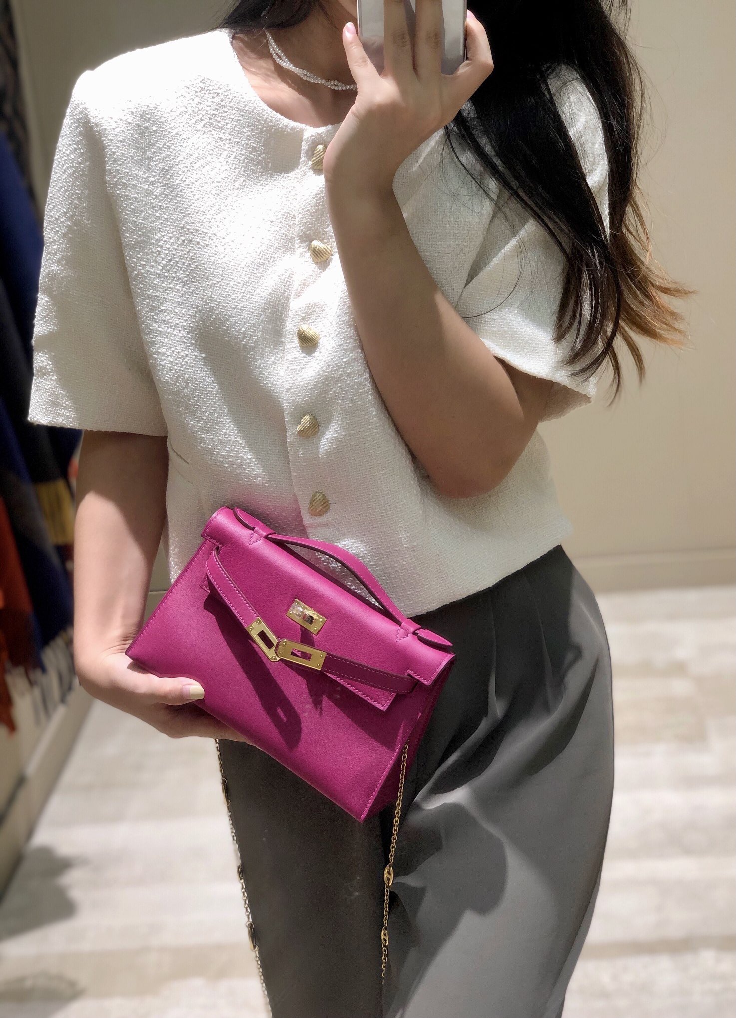 Hermès Kelly  에르메스 켈리 포쉐트 스위프트 가죽 22cm 4