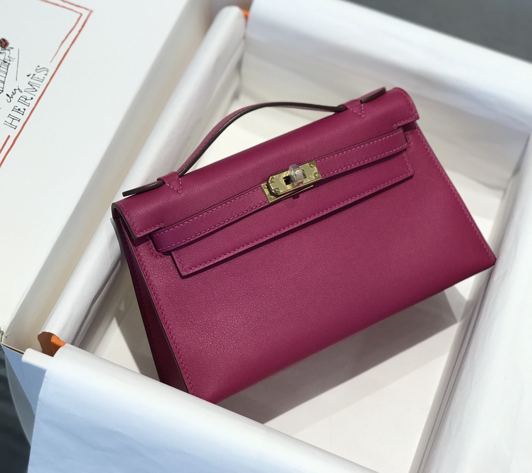 Hermès Kelly  에르메스 켈리 포쉐트 스위프트 가죽 22cm 8