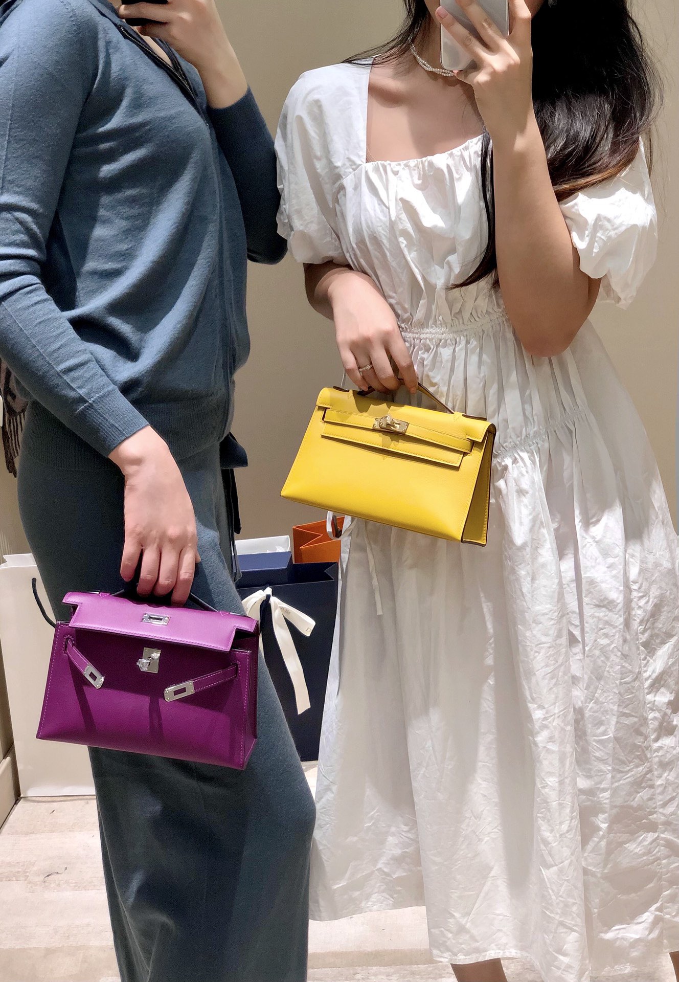 Hermès Kelly 에르메스 켈리 포쉐트 스위프트 가죽 22cm 4