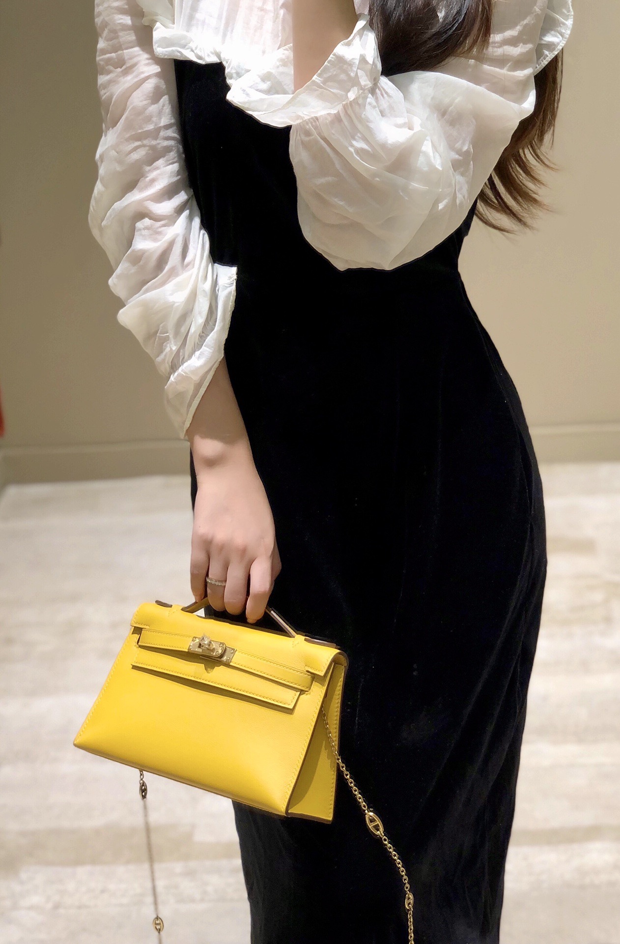 Hermès Kelly 에르메스 켈리 포쉐트 스위프트 가죽 22cm 5