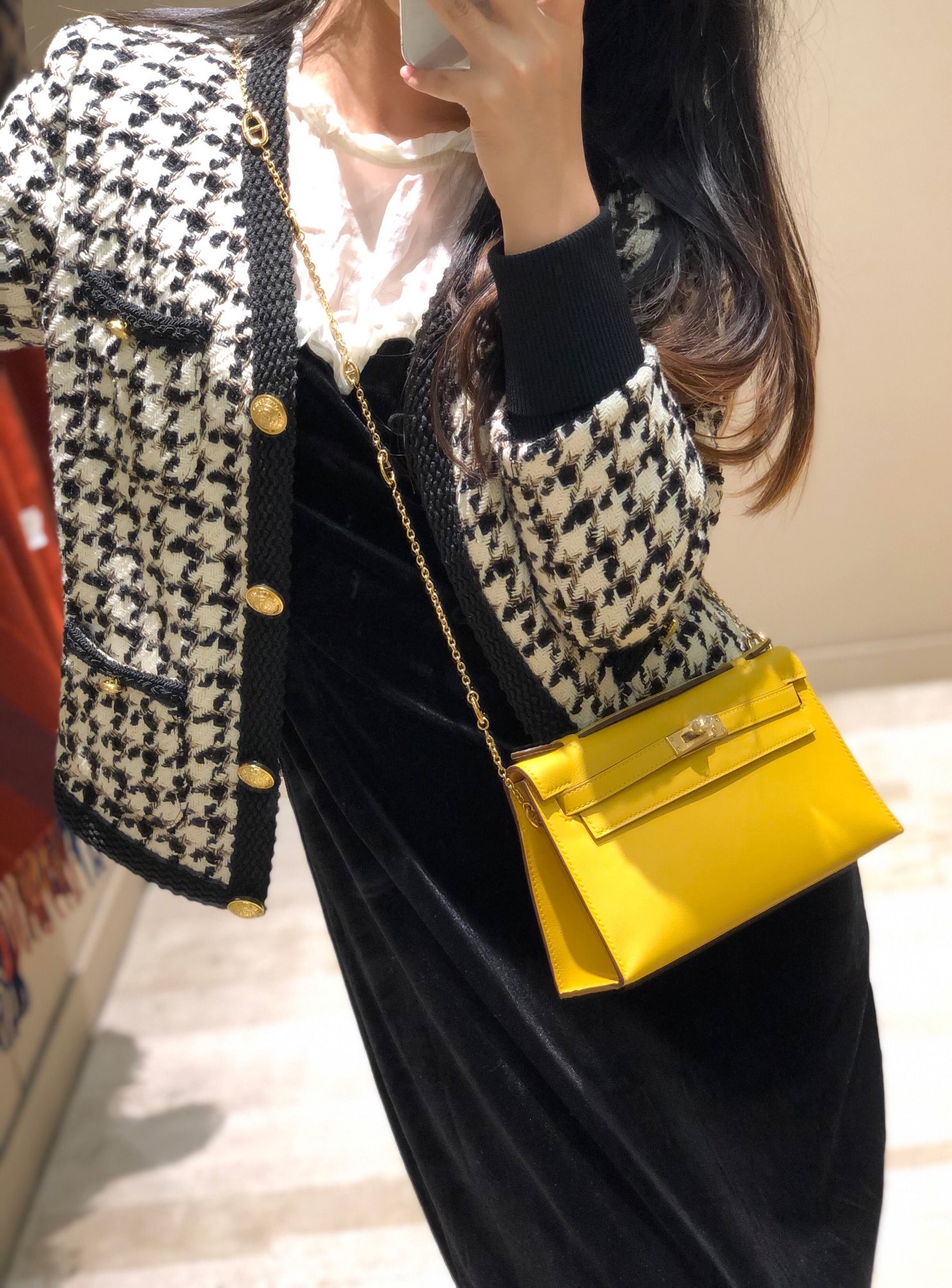 Hermès Kelly 에르메스 켈리 포쉐트 스위프트 가죽 22cm 6