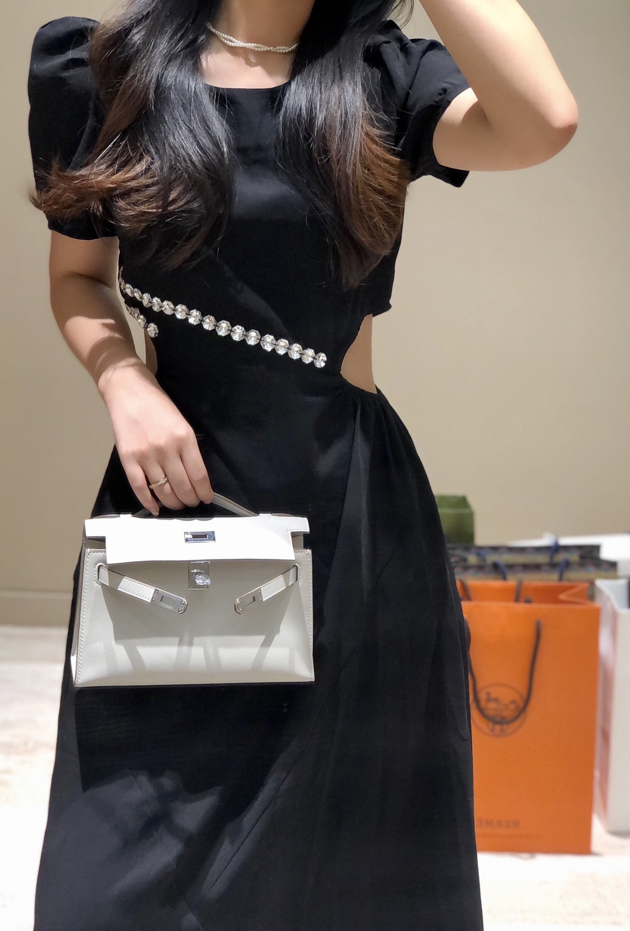 Hermès Kelly 에르메스 켈리 포쉐트 스위프트 가죽 22cm 5