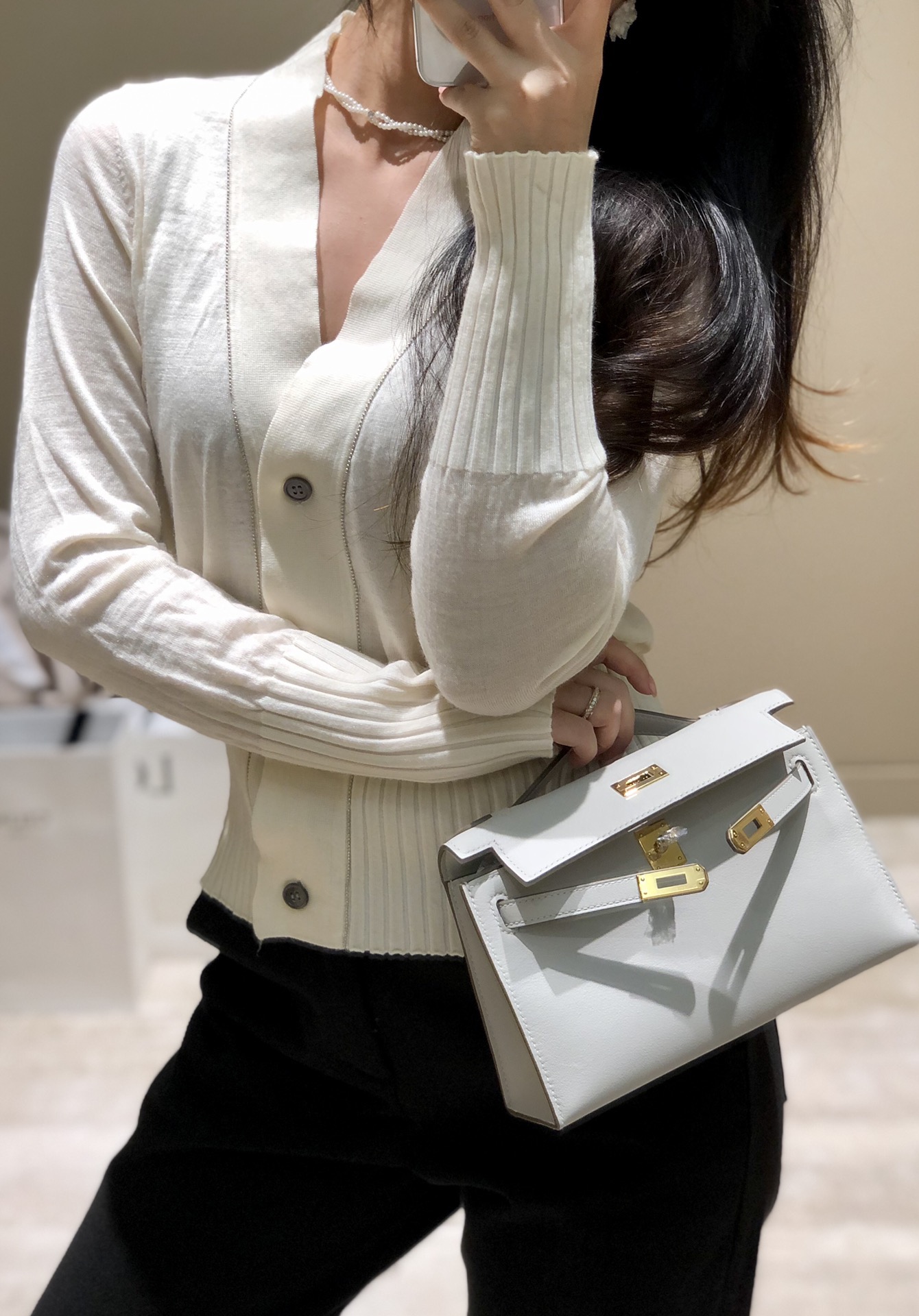 Hermès Kelly  에르메스 켈리 포쉐트 스위프트 가죽 22cm 2