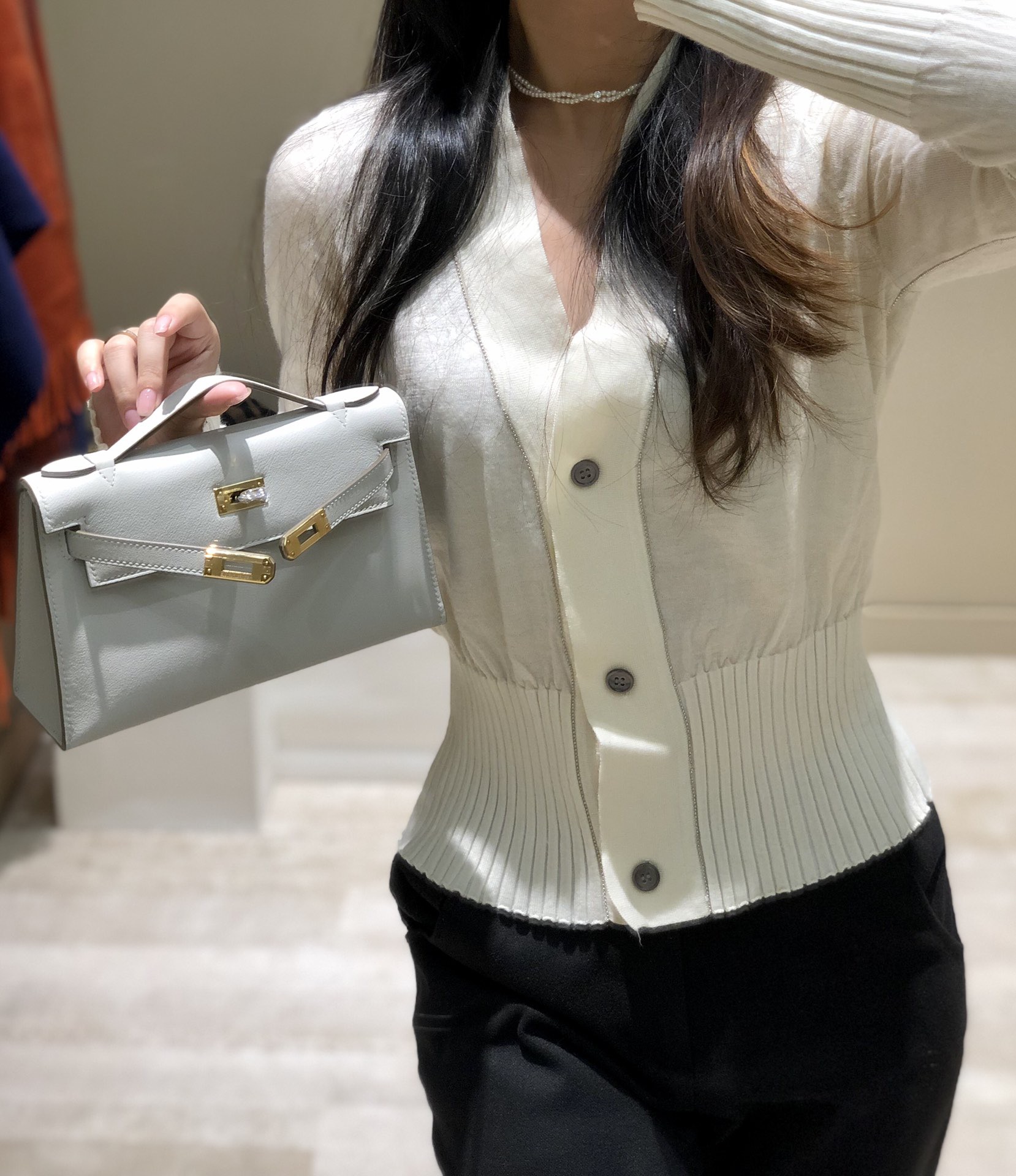 Hermès Kelly  에르메스 켈리 포쉐트 스위프트 가죽 22cm 3