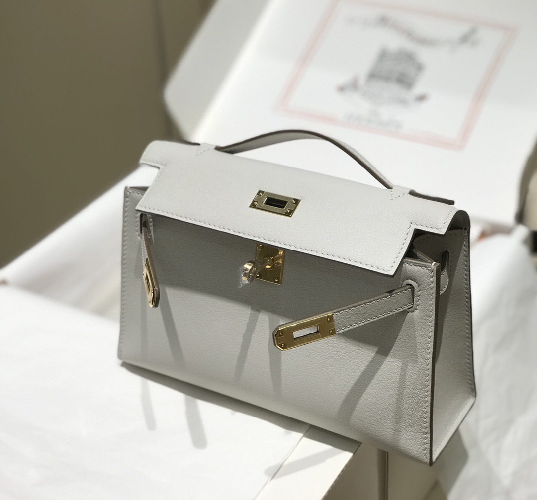 Hermès Kelly  에르메스 켈리 포쉐트 스위프트 가죽 22cm 10