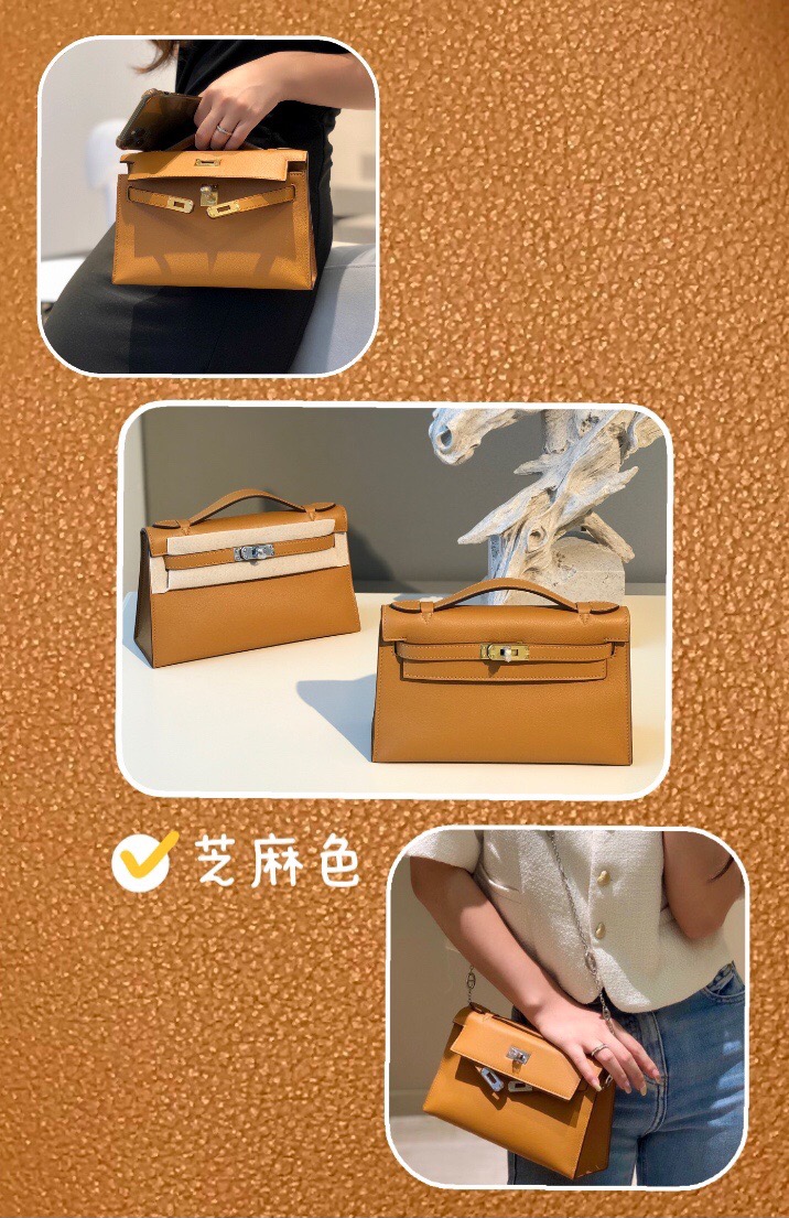 Hermès Kelly 에르메스 켈리 포쉐트 스위프트 가죽 22cm 1