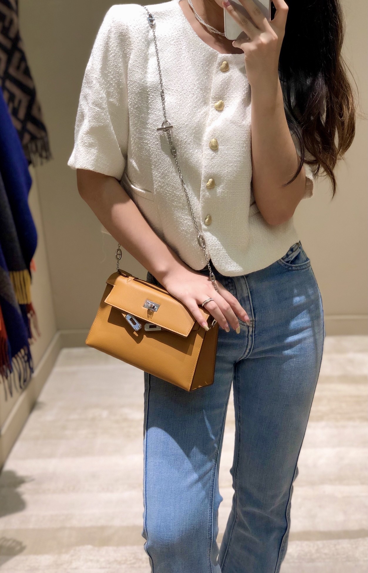 Hermès Kelly 에르메스 켈리 포쉐트 스위프트 가죽 22cm 2