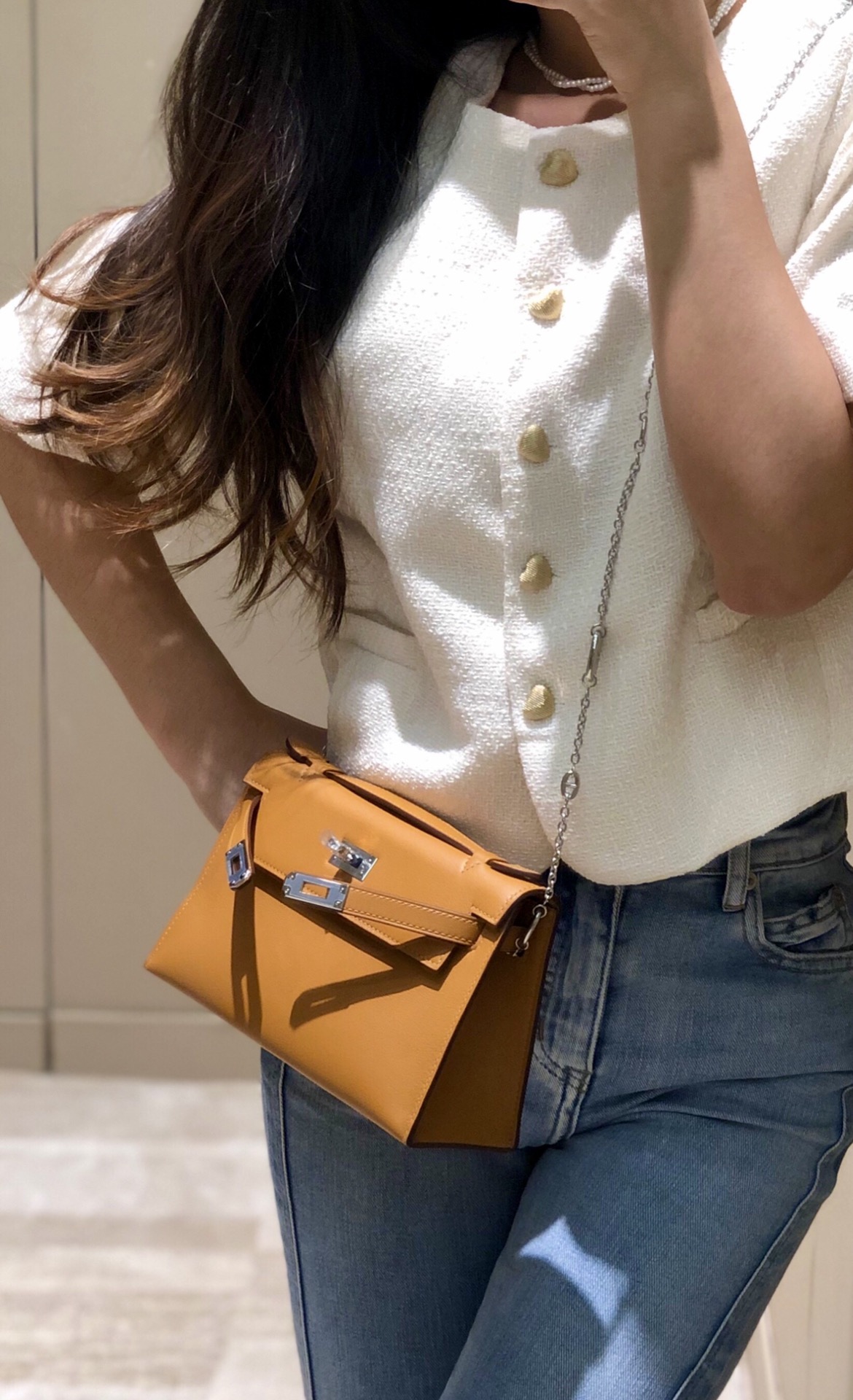 Hermès Kelly 에르메스 켈리 포쉐트 스위프트 가죽 22cm 3