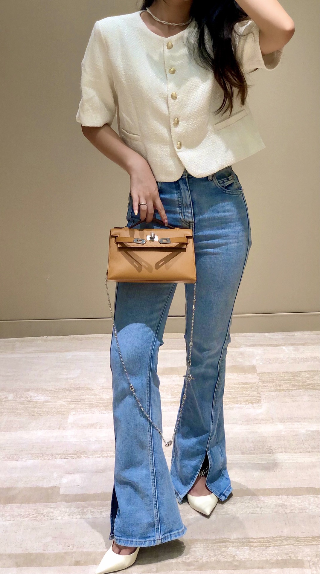 Hermès Kelly 에르메스 켈리 포쉐트 스위프트 가죽 22cm 4