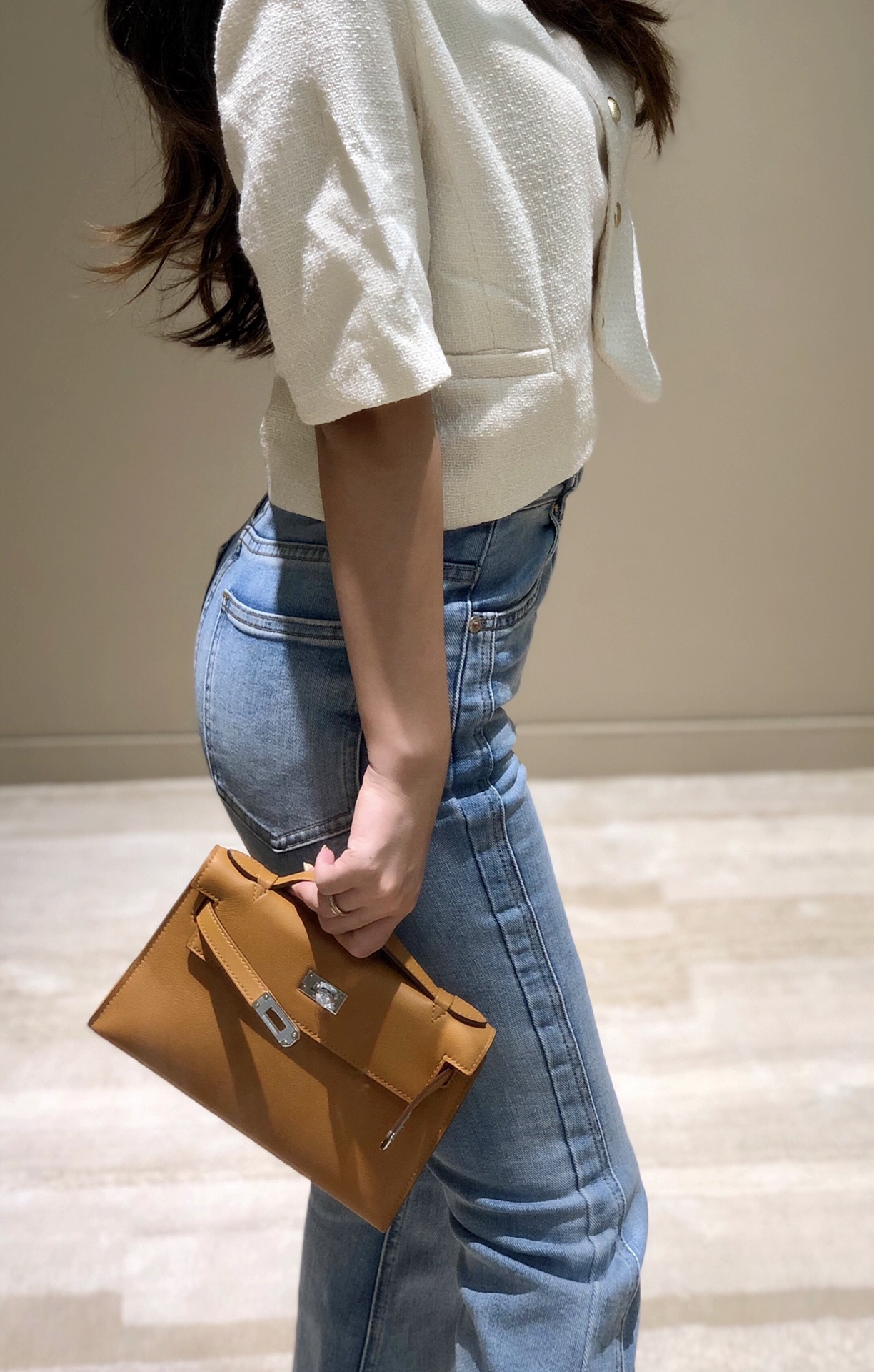 Hermès Kelly 에르메스 켈리 포쉐트 스위프트 가죽 22cm 6