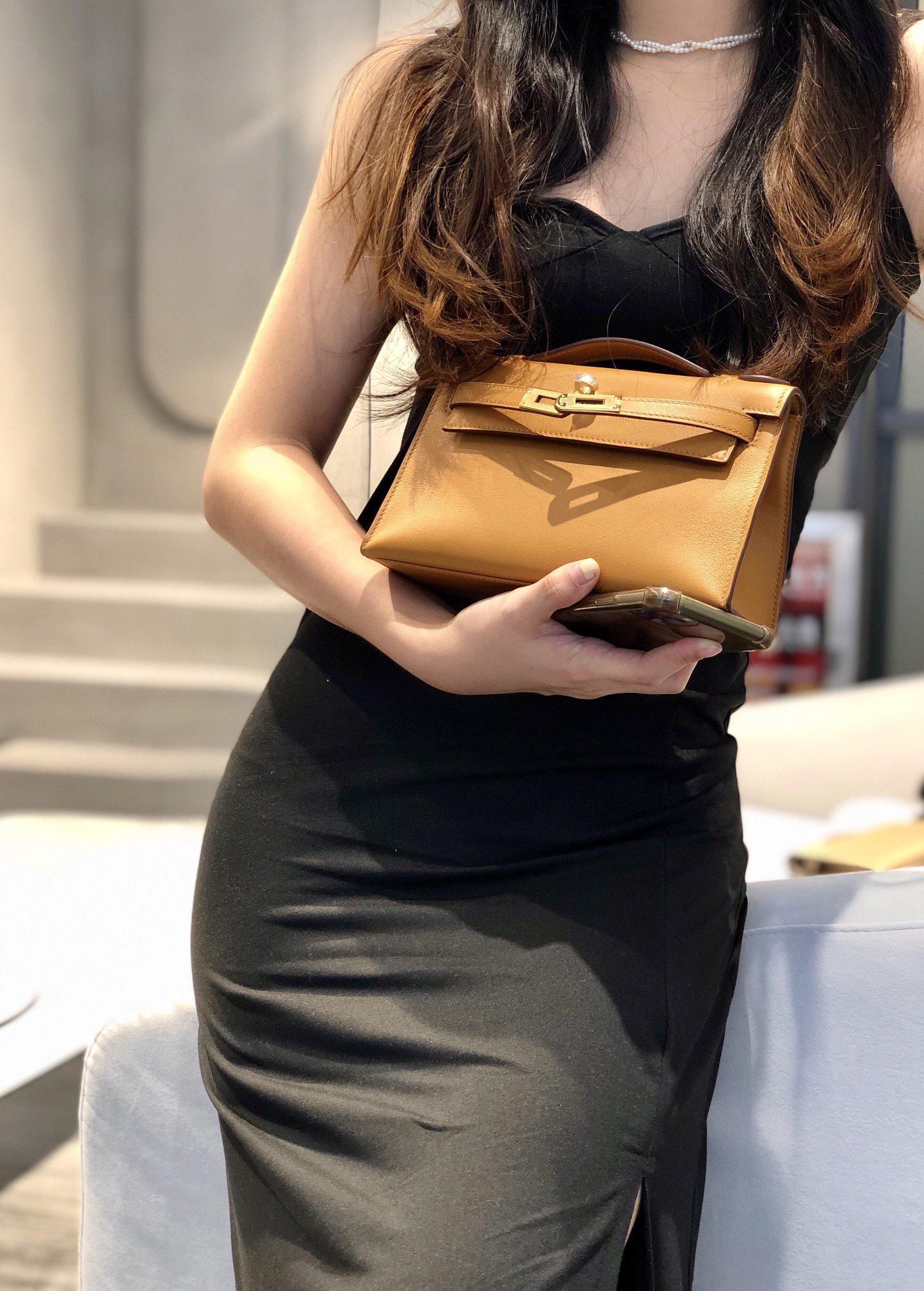 Hermès Kelly 에르메스 켈리 포쉐트 스위프트 가죽 22cm 3