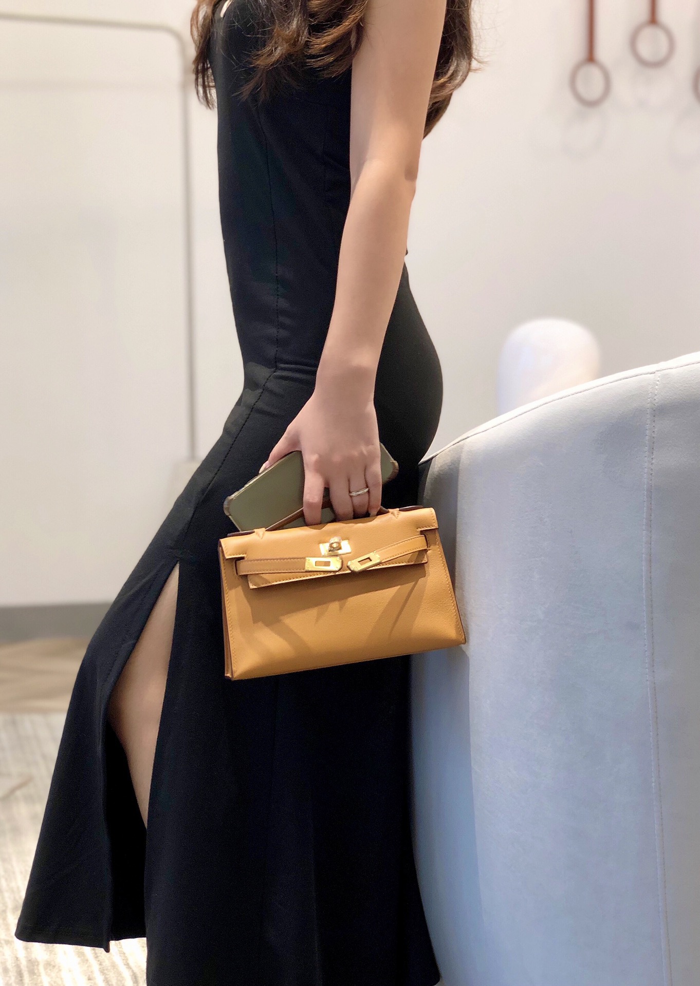 Hermès Kelly 에르메스 켈리 포쉐트 스위프트 가죽 22cm 4