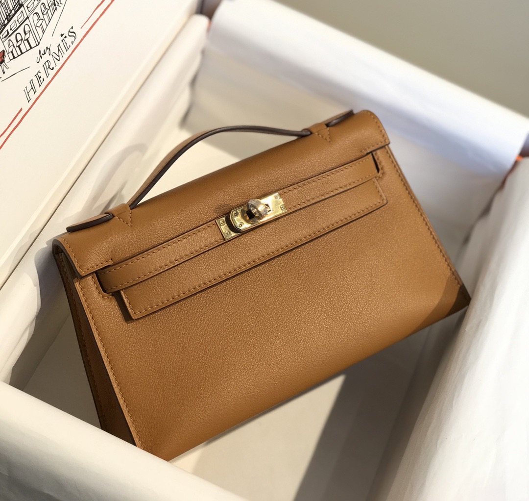 Hermès Kelly 에르메스 켈리 포쉐트 스위프트 가죽 22cm 7