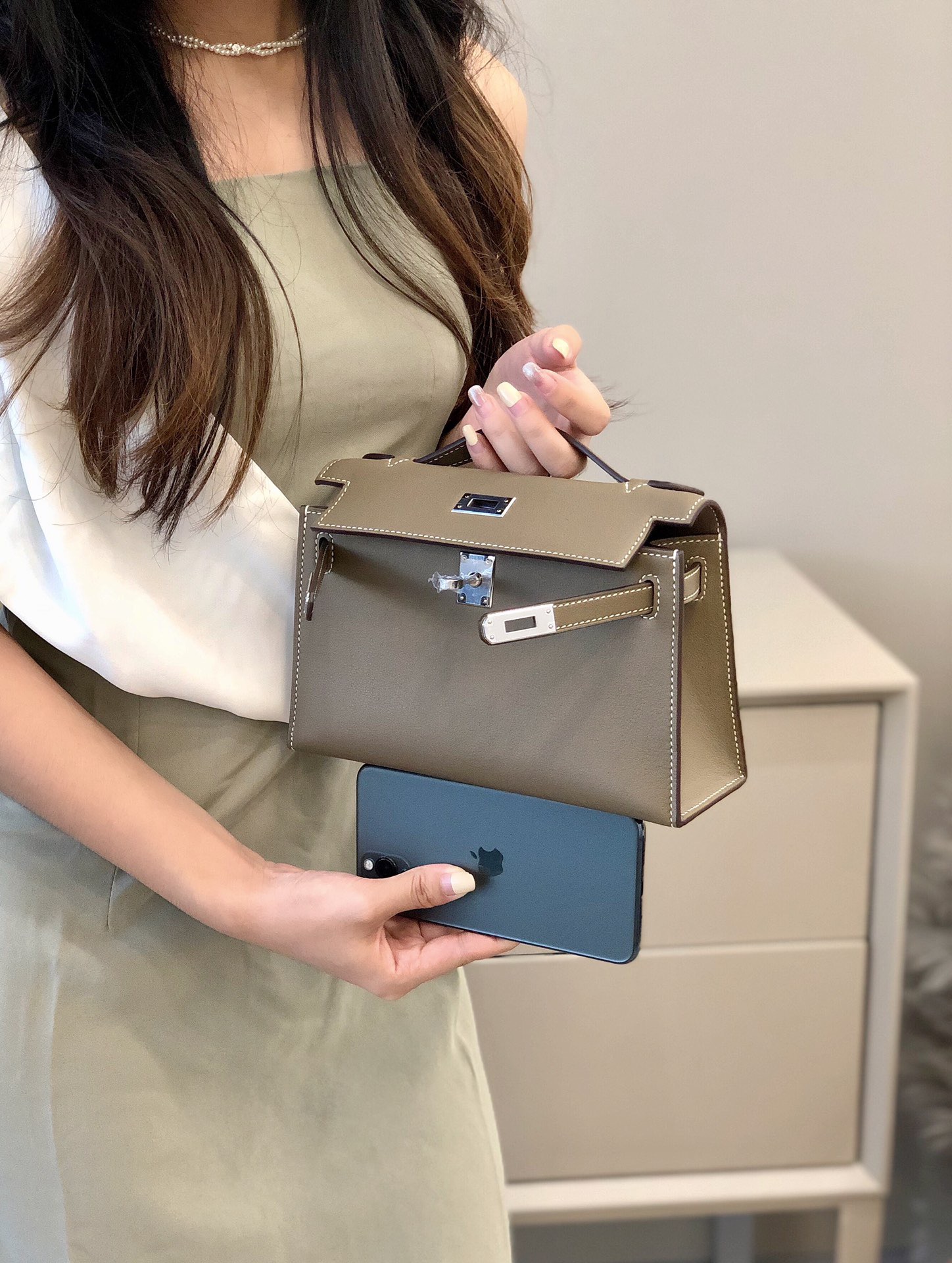 Hermès Kelly  에르메스 켈리 포쉐트 스위프트 가죽 22cm 4