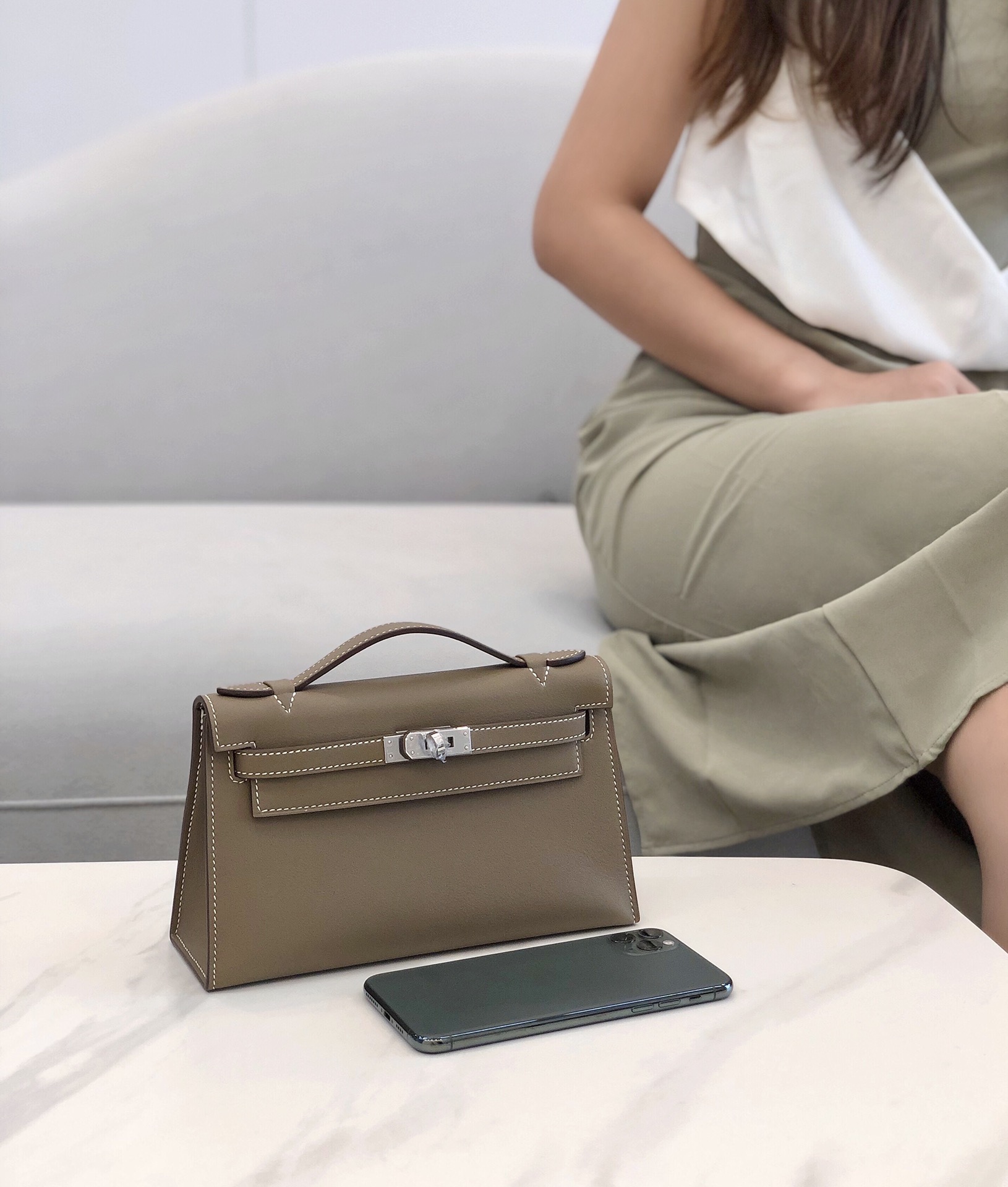 Hermès Kelly  에르메스 켈리 포쉐트 스위프트 가죽 22cm 5