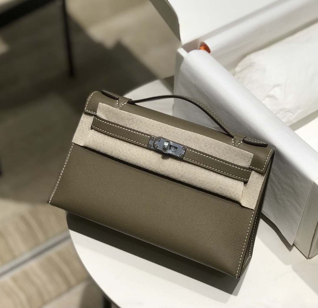 Hermès Kelly  에르메스 켈리 포쉐트 스위프트 가죽 22cm 6