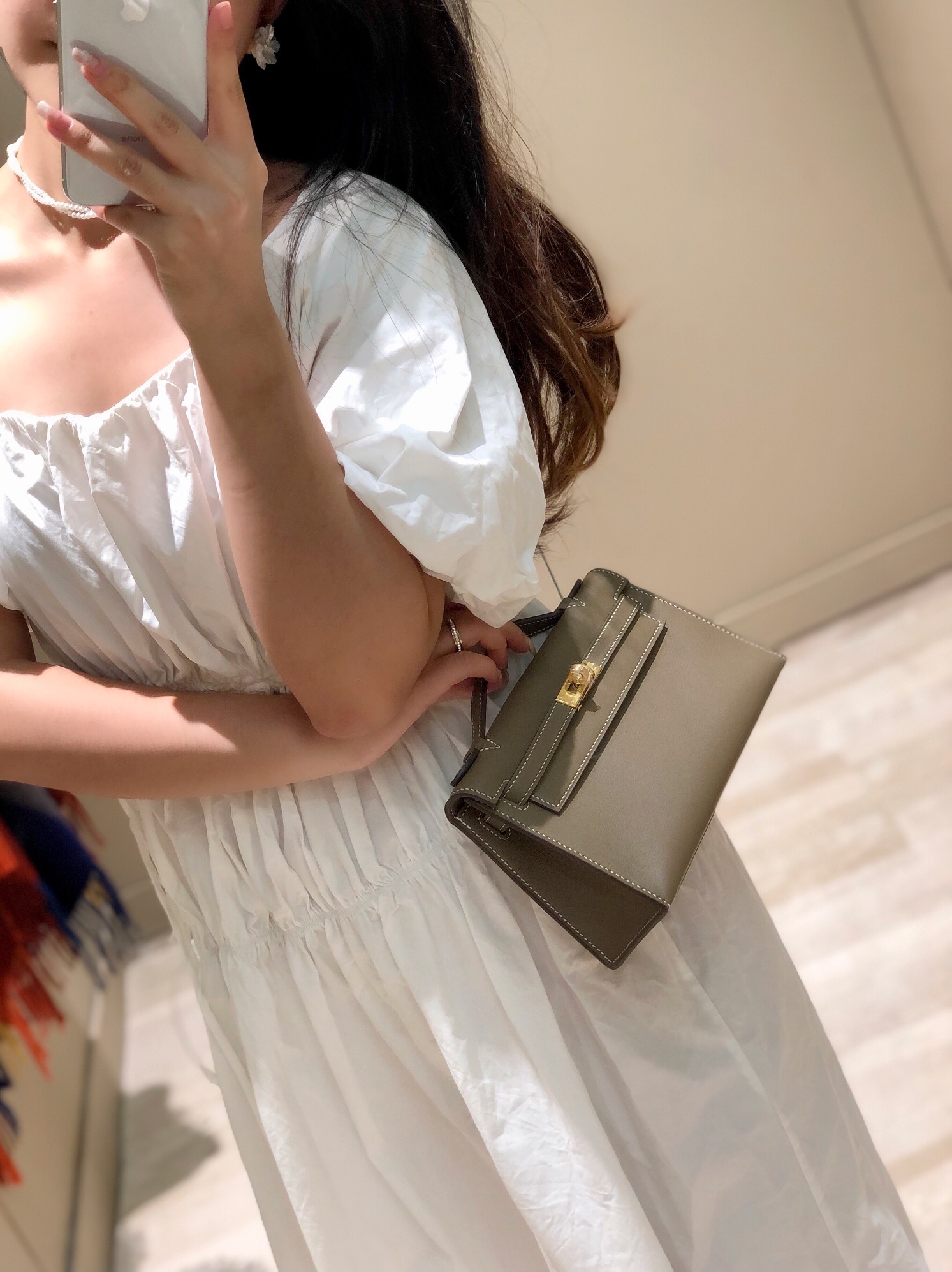 Hermès Kelly 에르메스 켈리 포쉐트 스위프트 가죽 22cm 2