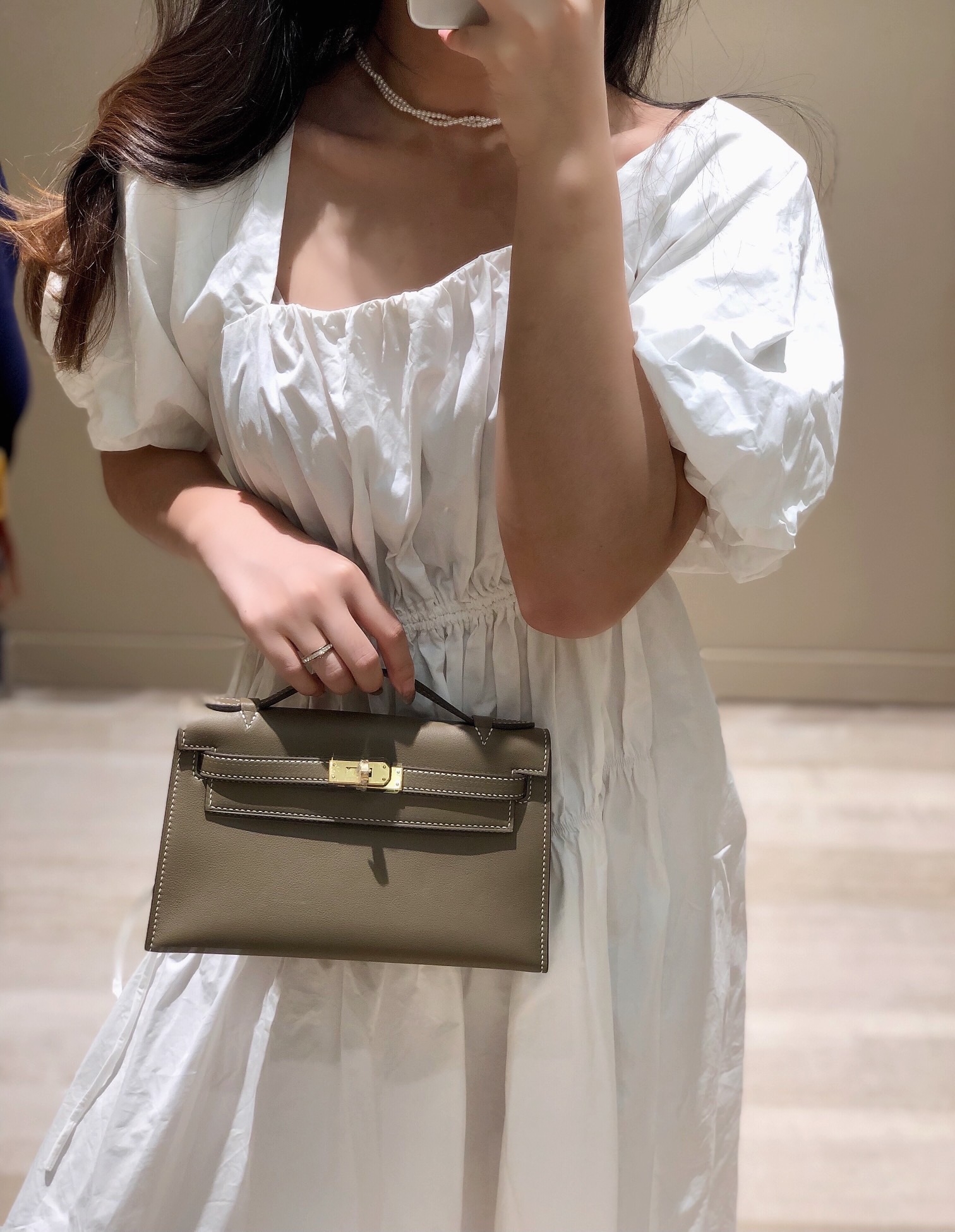 Hermès Kelly 에르메스 켈리 포쉐트 스위프트 가죽 22cm 3