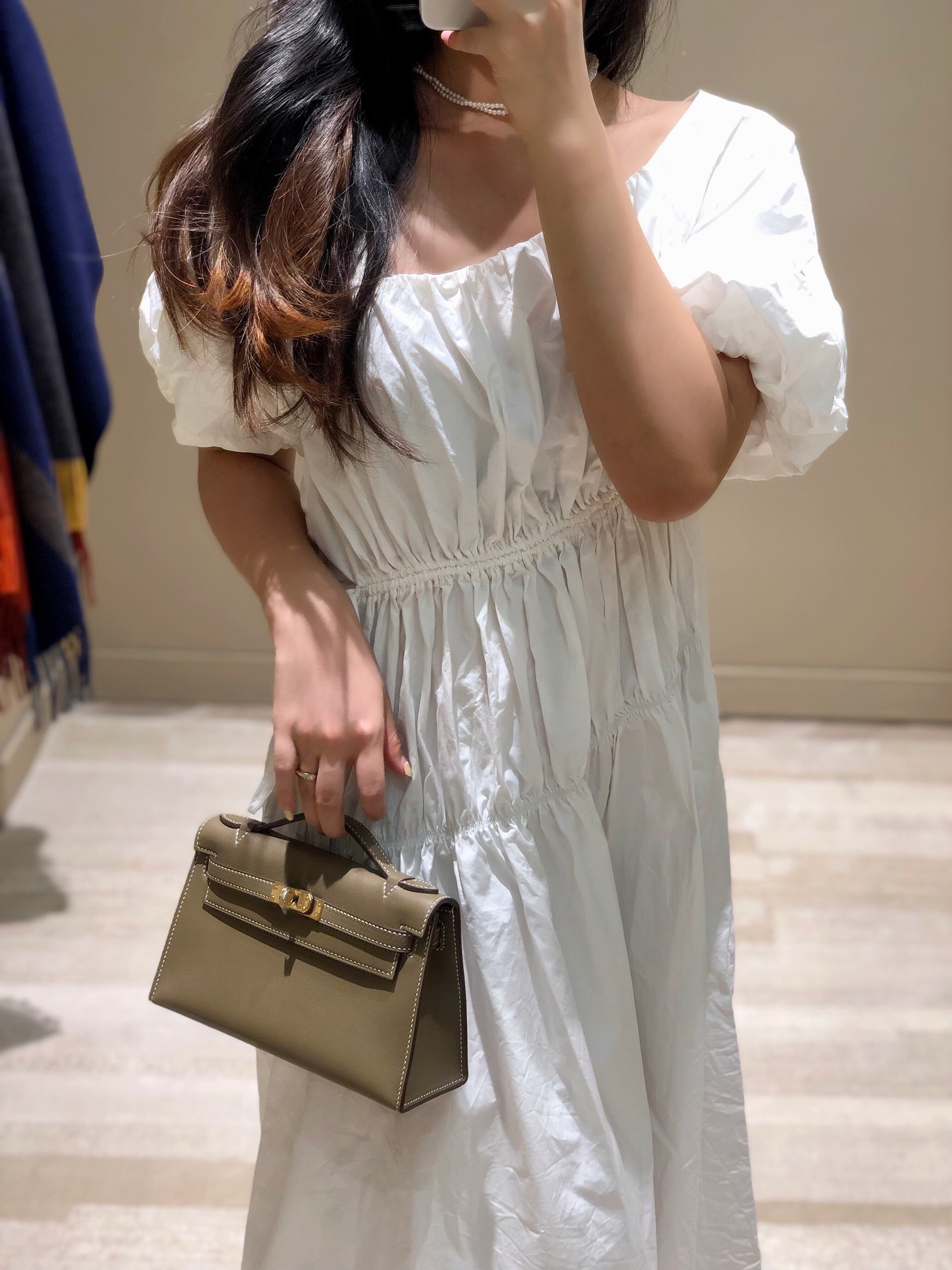 Hermès Kelly 에르메스 켈리 포쉐트 스위프트 가죽 22cm 4