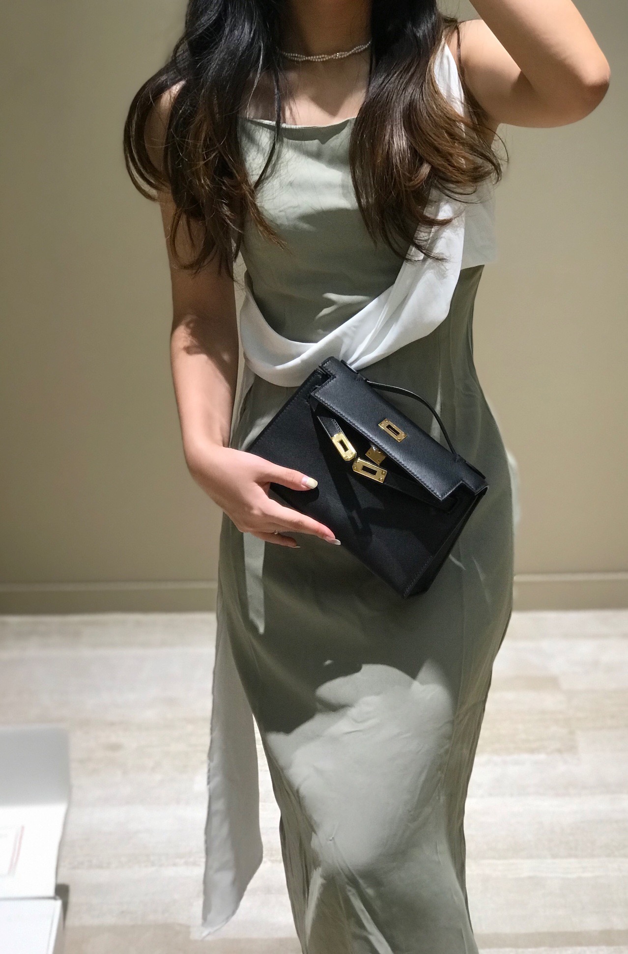 Hermès Kelly 에르메스 켈리 포쉐트 스위프트 가죽 22cm 3