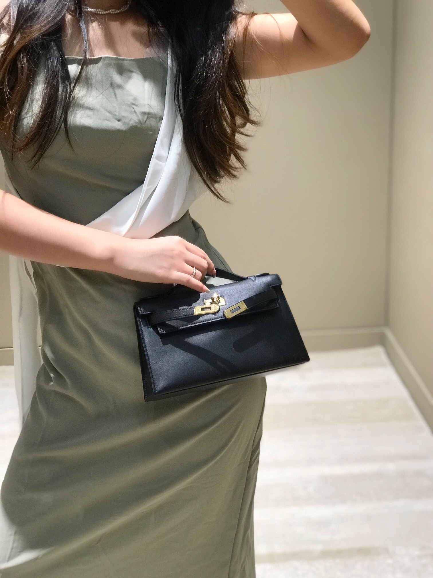 Hermès Kelly 에르메스 켈리 포쉐트 스위프트 가죽 22cm 5