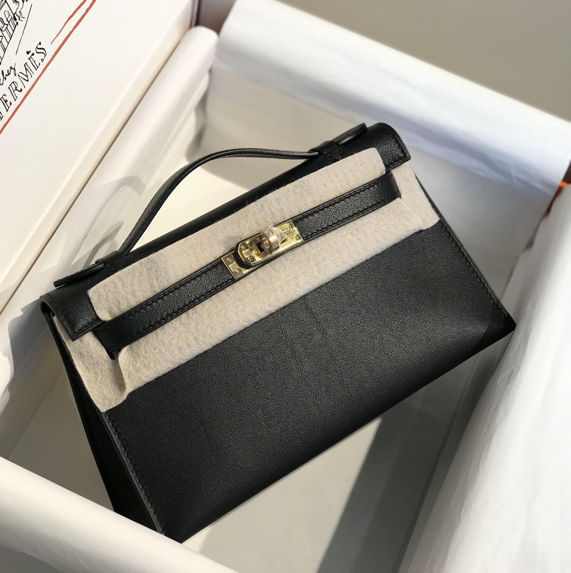 Hermès Kelly 에르메스 켈리 포쉐트 스위프트 가죽 22cm 6