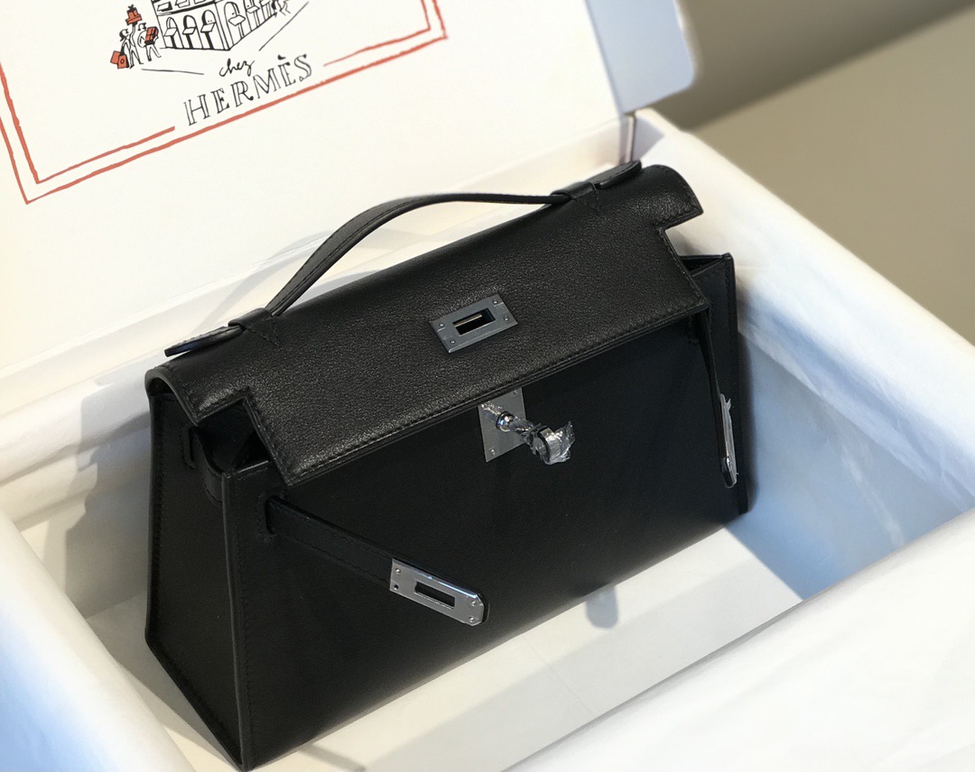 Hermès Kelly 에르메스 켈리 포쉐트 스위프트 가죽 22cm 11