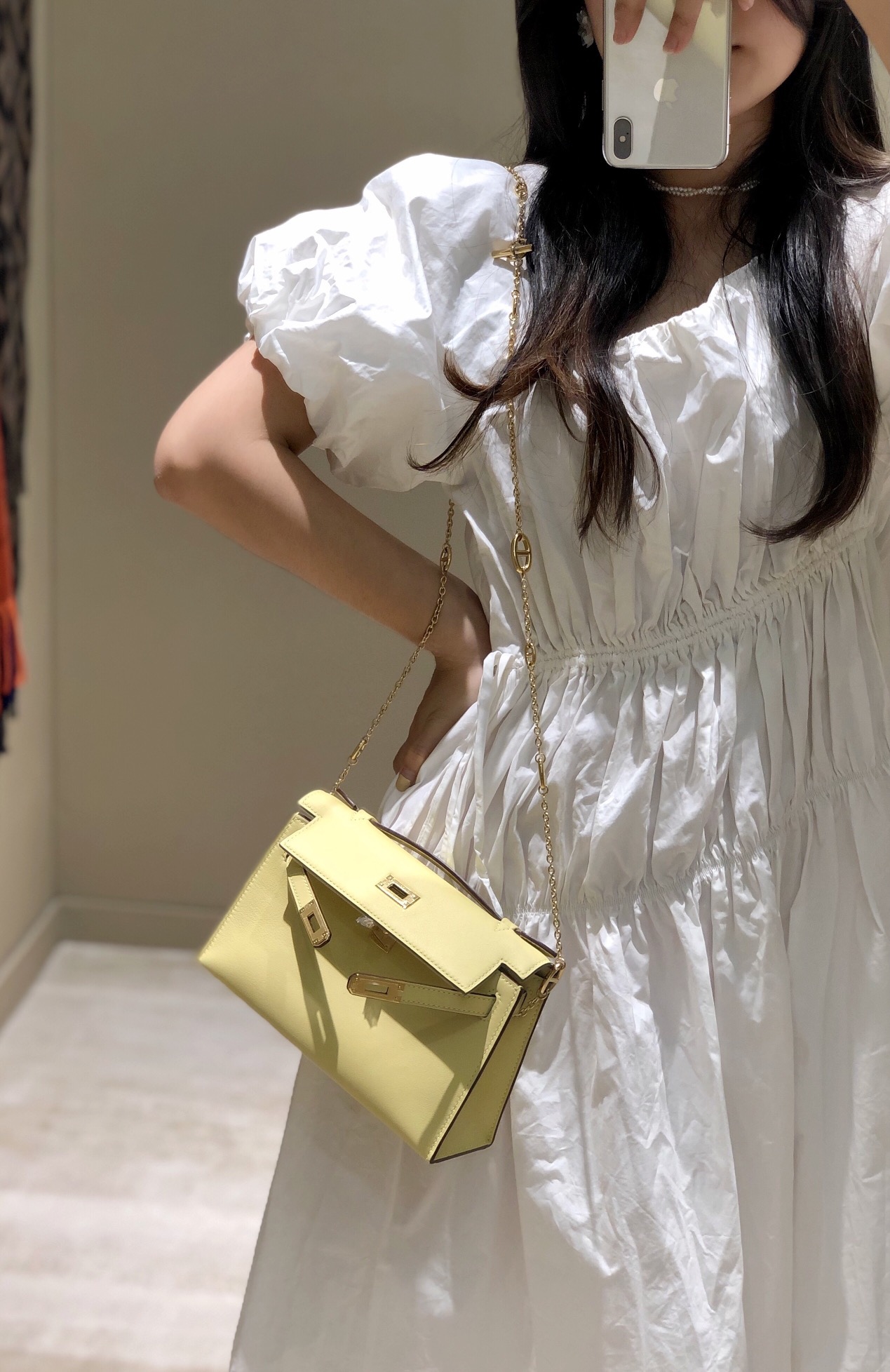 Hermès Kelly 에르메스 켈리 포쉐트 스위프트 가죽 22cm 3