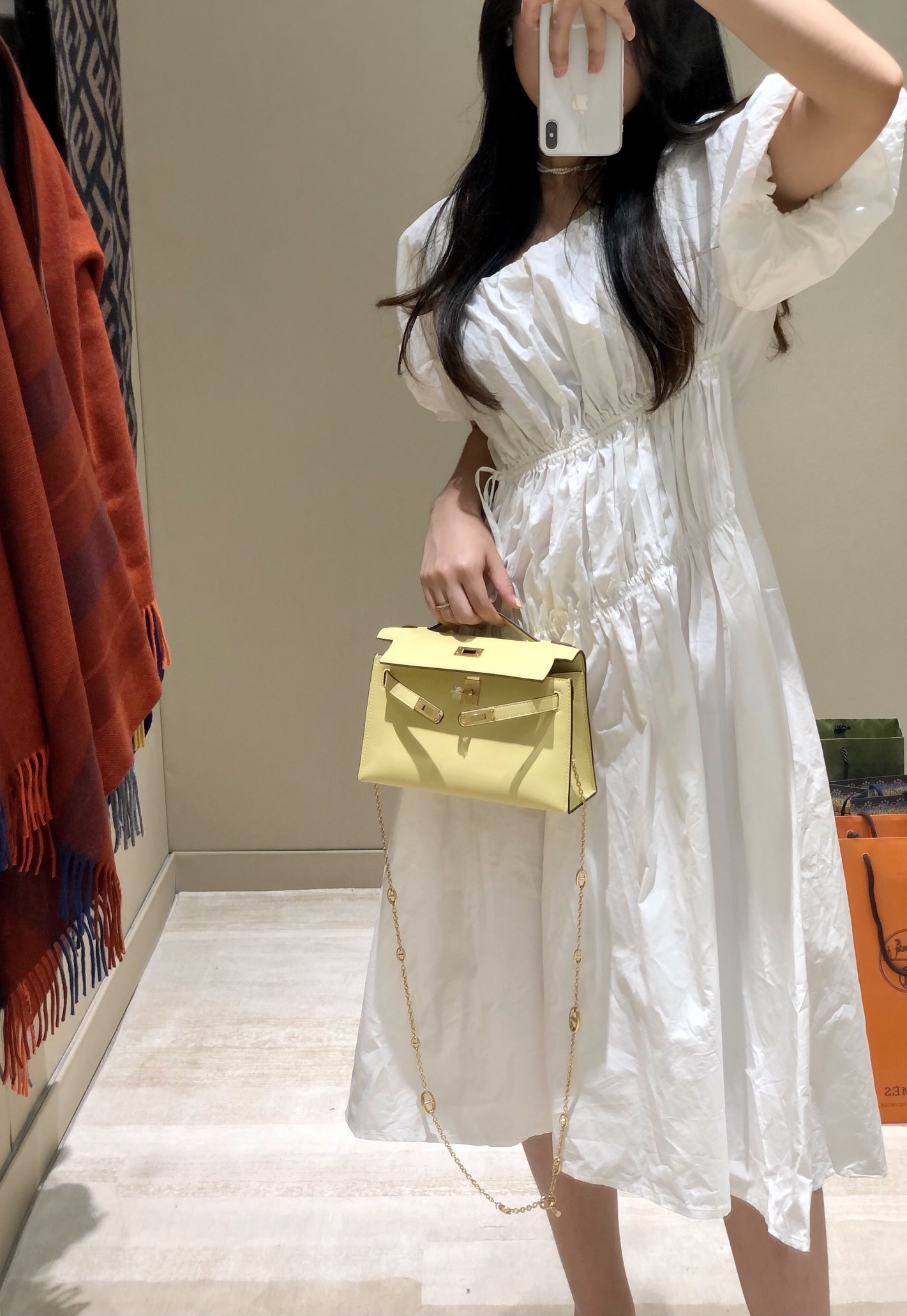 Hermès Kelly 에르메스 켈리 포쉐트 스위프트 가죽 22cm 4