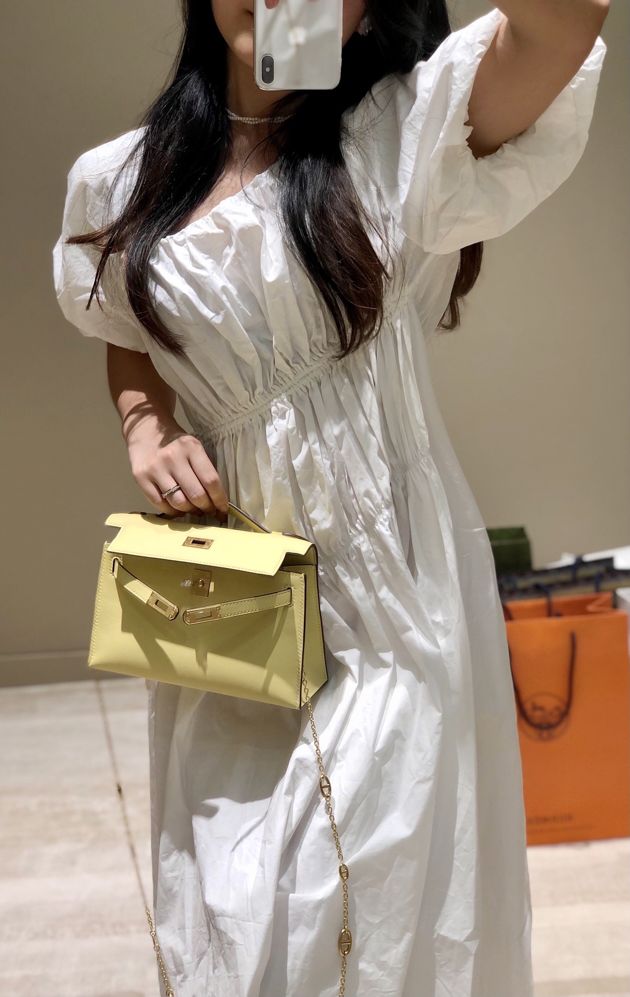 Hermès Kelly 에르메스 켈리 포쉐트 스위프트 가죽 22cm 6