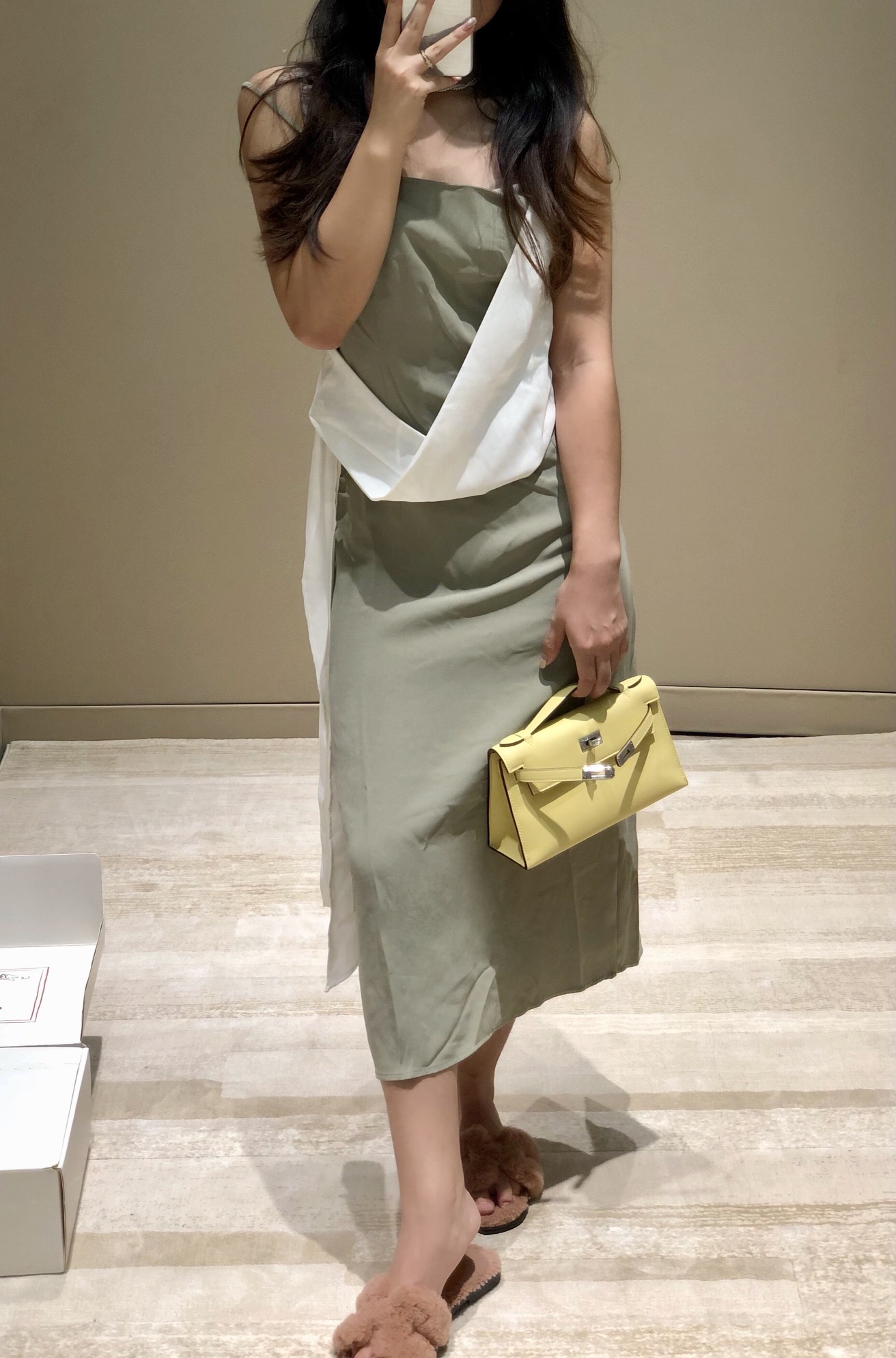 Hermès Kelly 에르메스 켈리 포쉐트 스위프트 가죽 22cm 5