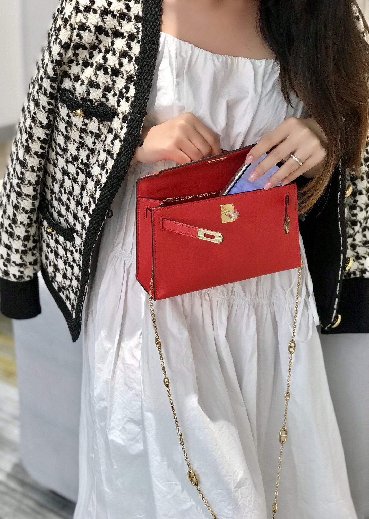 Hermès Kelly 에르메스 켈리 포쉐트 스위프트 가죽 22cm 2