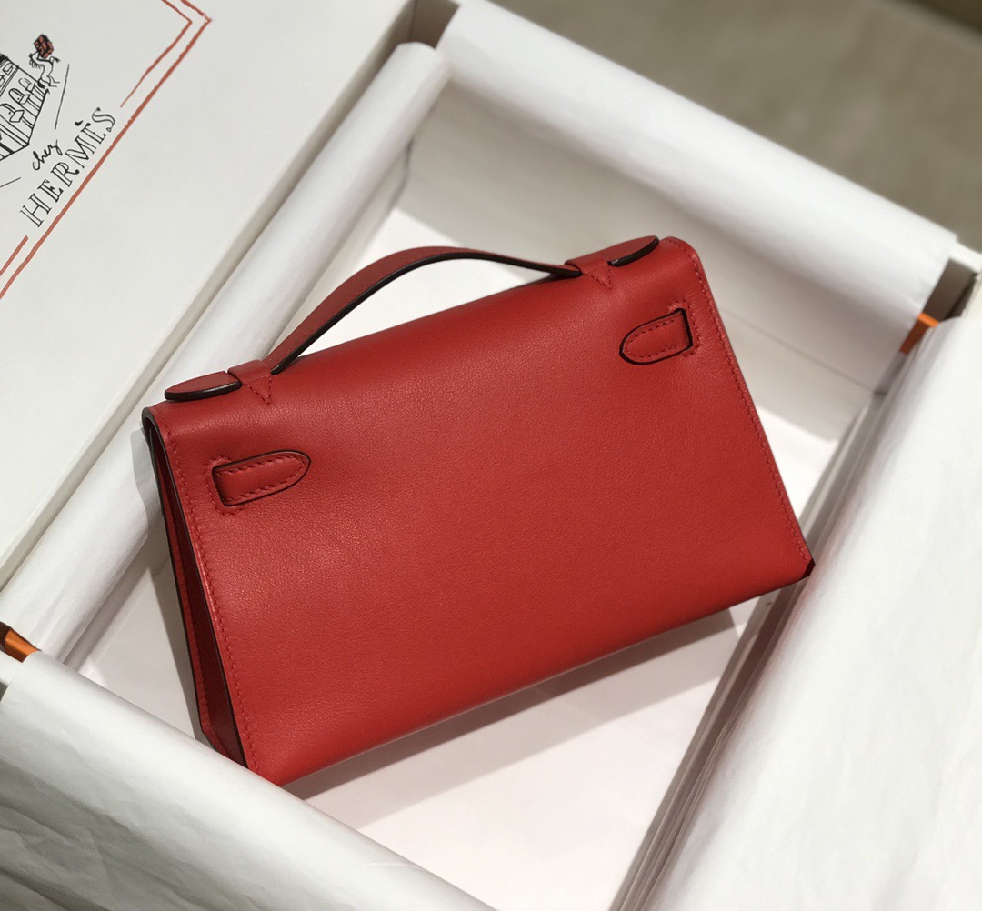 Hermès Kelly 에르메스 켈리 포쉐트 스위프트 가죽 22cm 6