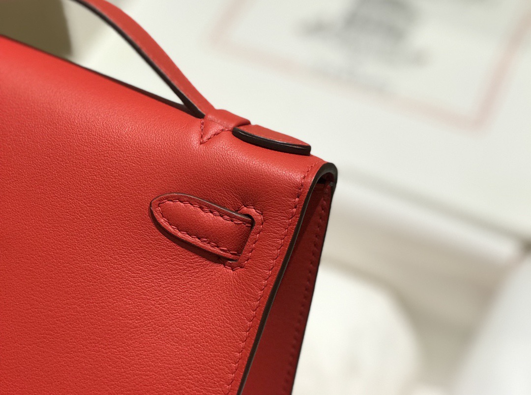 Hermès Kelly 에르메스 켈리 포쉐트 스위프트 가죽 22cm 12