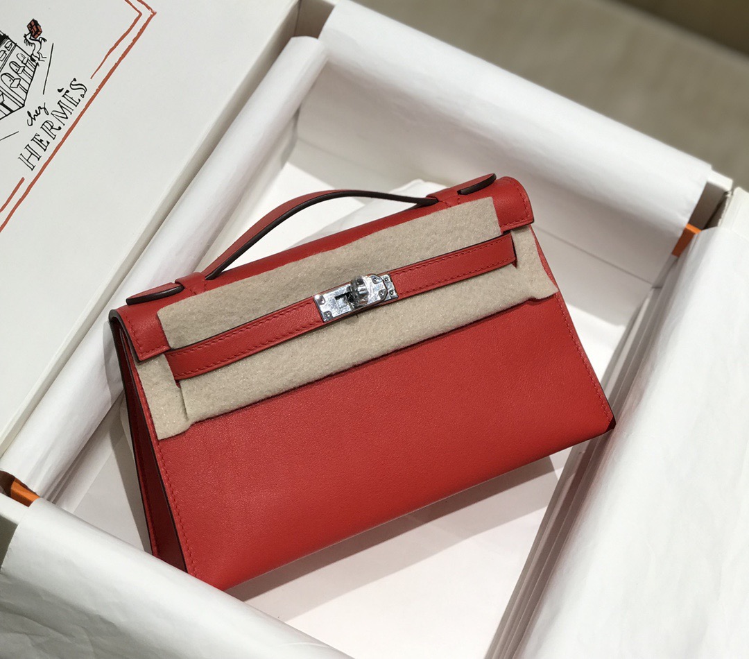 Hermès Kelly 에르메스 켈리 포쉐트 스위프트 가죽 22cm 6