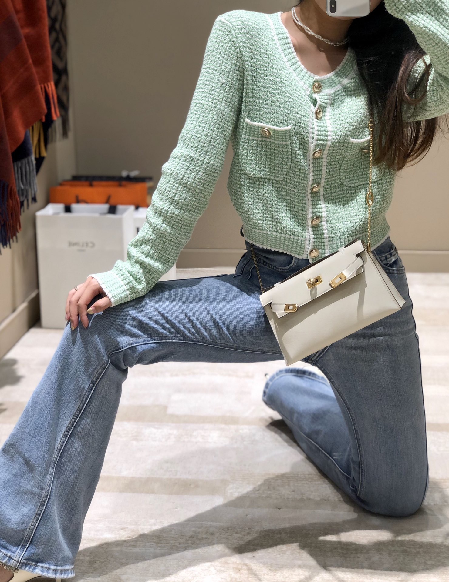 Hermès Kelly  에르메스 켈리 포쉐트 스위프트 가죽 22cm 1