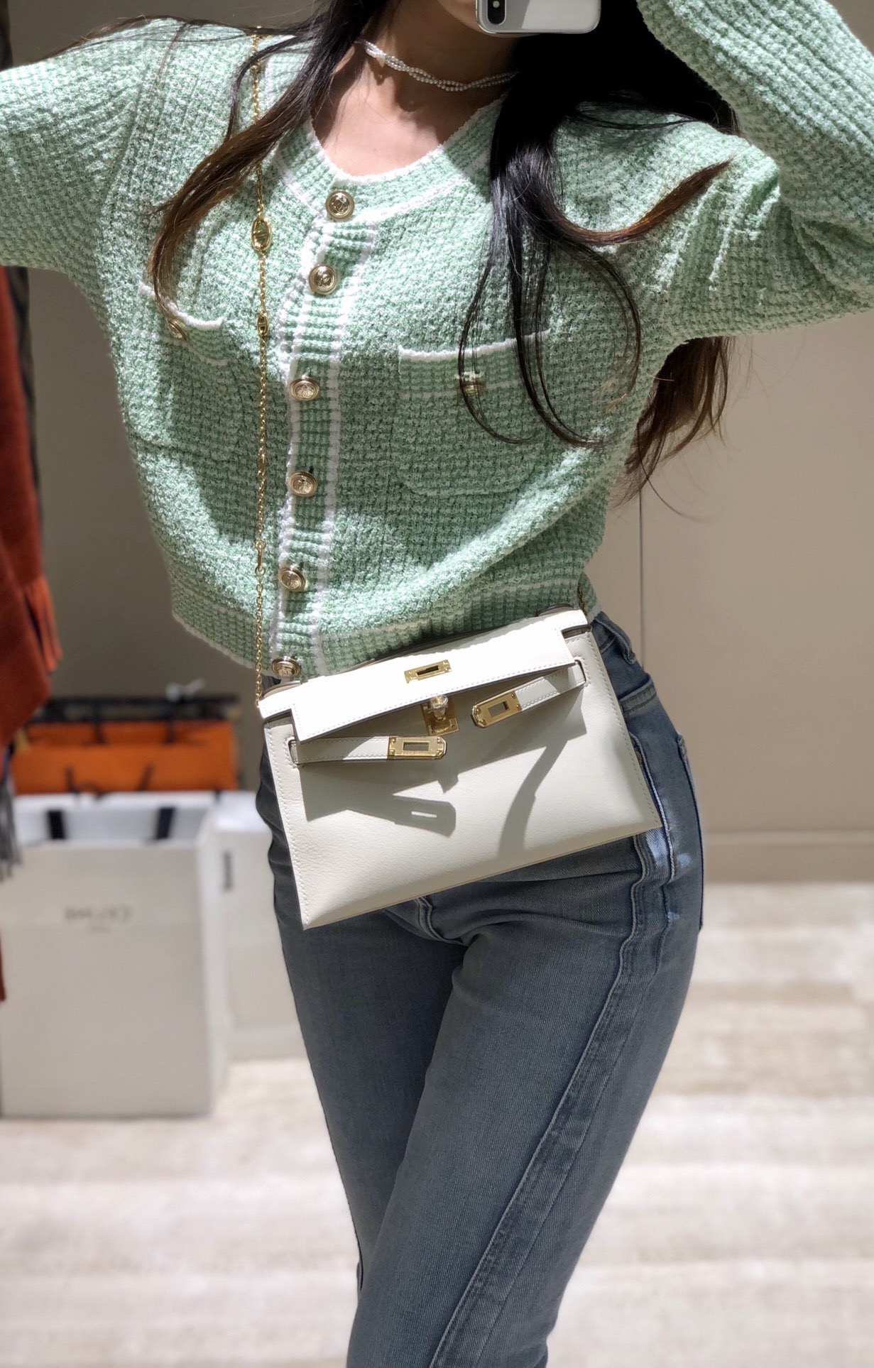 Hermès Kelly  에르메스 켈리 포쉐트 스위프트 가죽 22cm 2