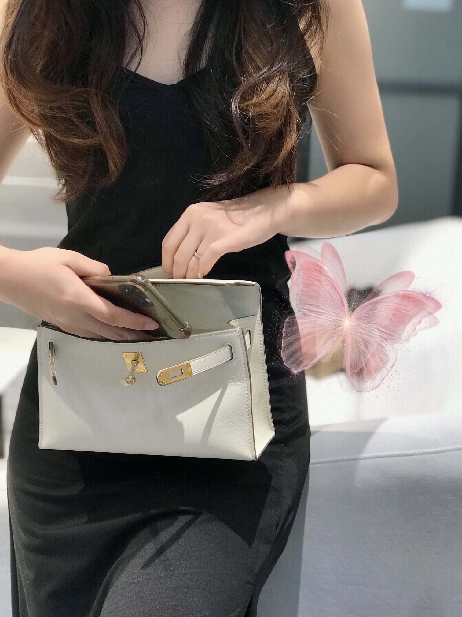 Hermès Kelly  에르메스 켈리 포쉐트 스위프트 가죽 22cm 4