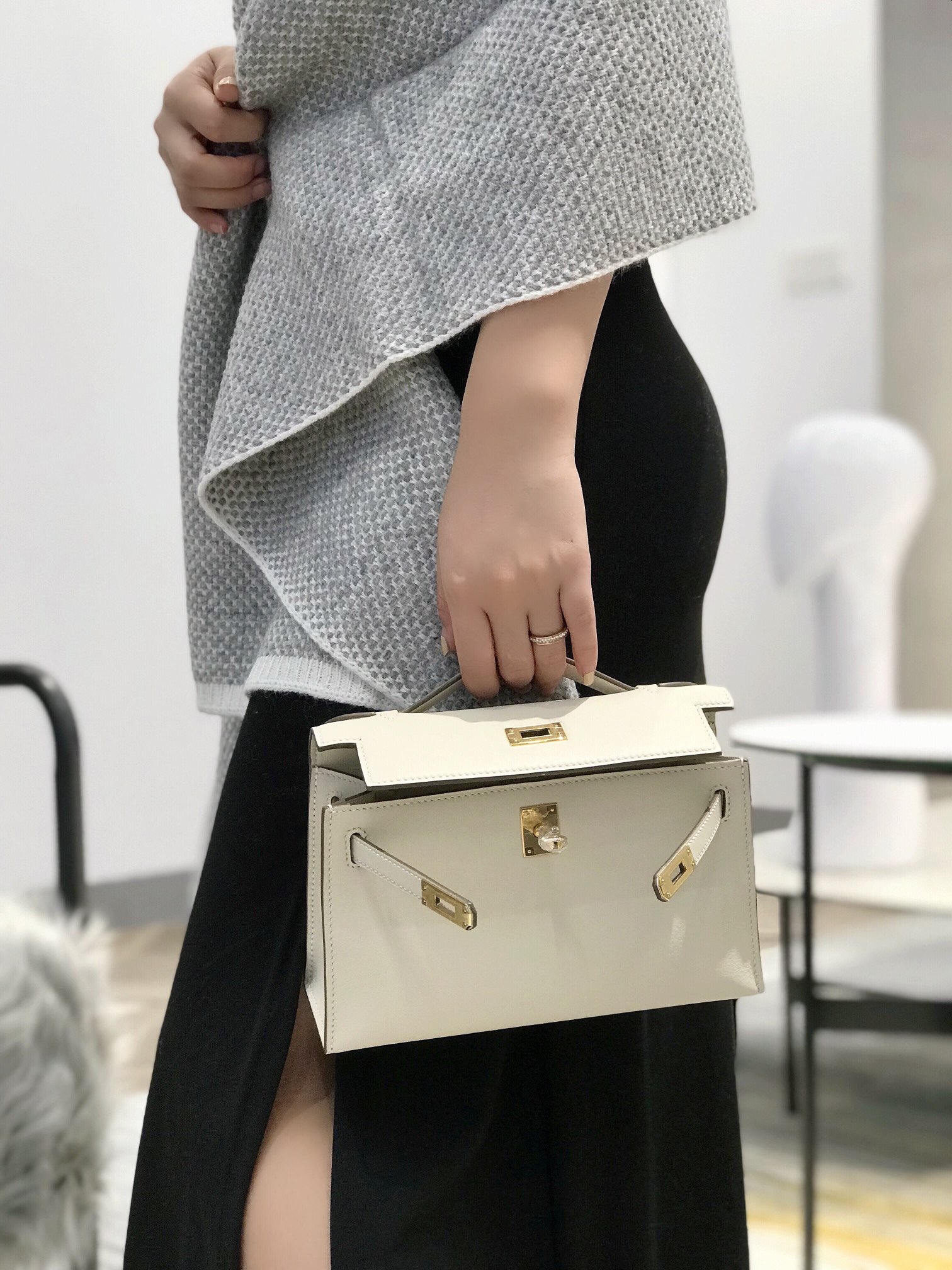 Hermès Kelly  에르메스 켈리 포쉐트 스위프트 가죽 22cm 7