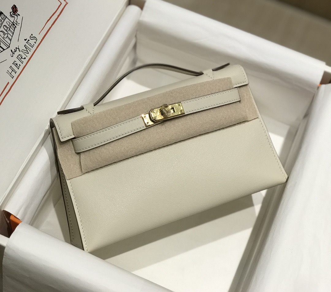 Hermès Kelly  에르메스 켈리 포쉐트 스위프트 가죽 22cm 8