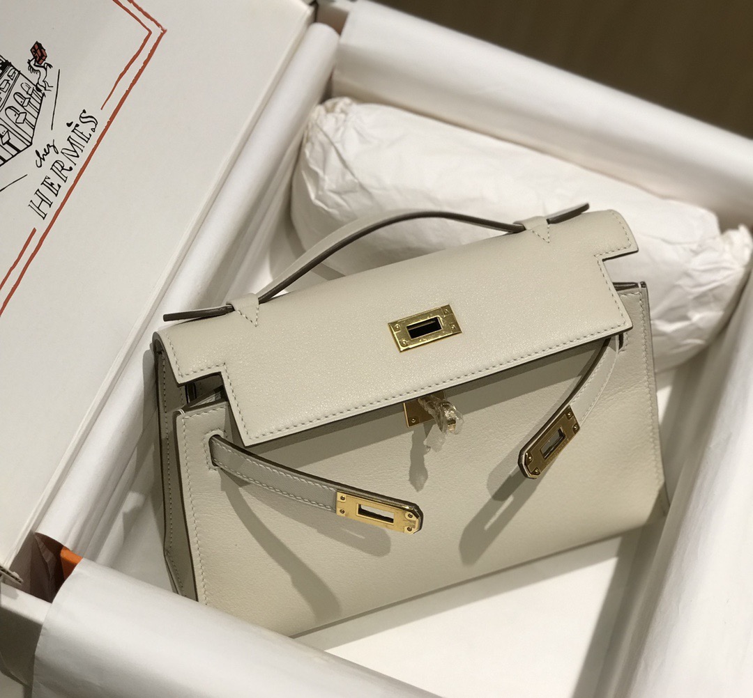 Hermès Kelly  에르메스 켈리 포쉐트 스위프트 가죽 22cm 11