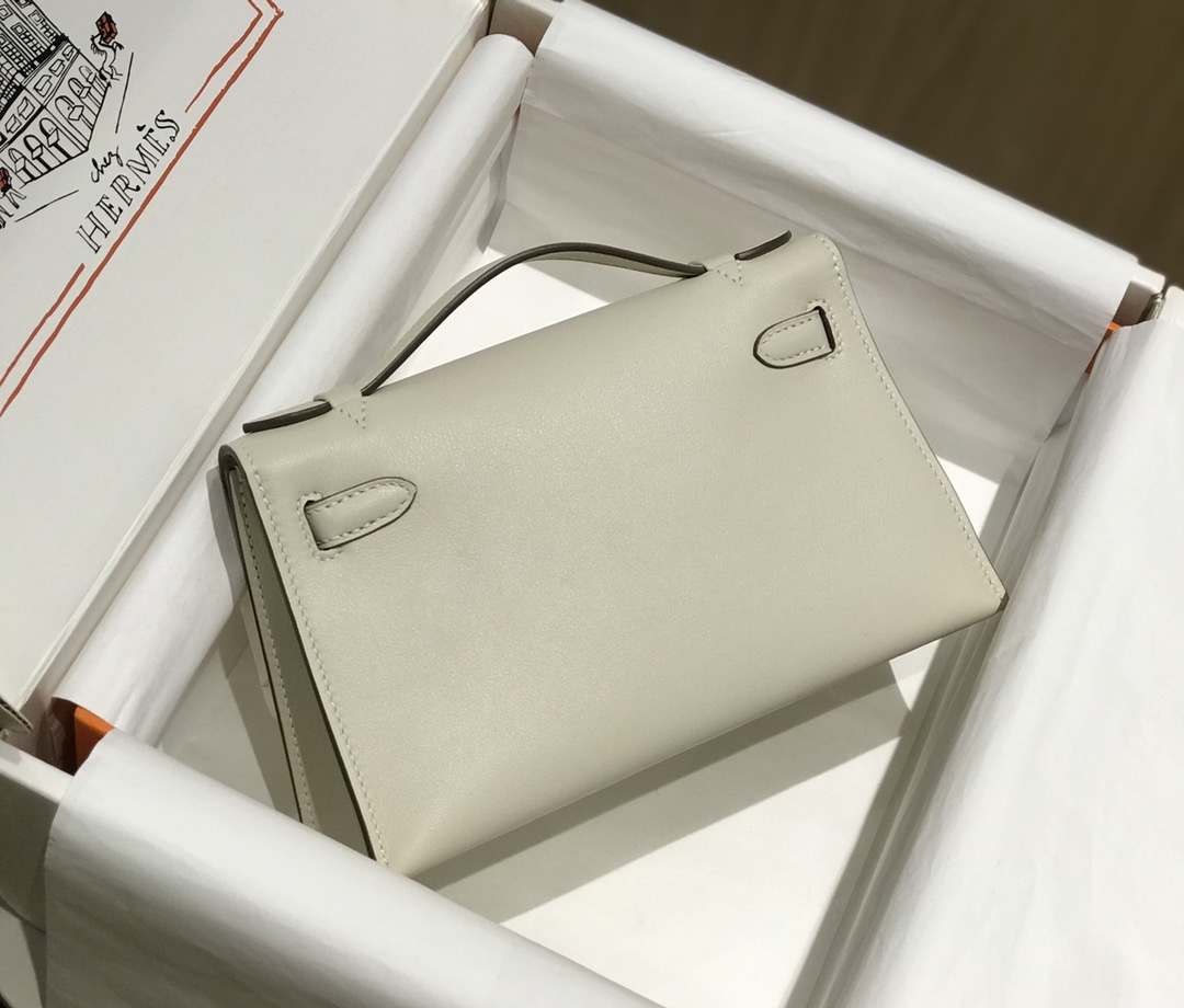 Hermès Kelly 에르메스 켈리 포쉐트 스위프트 가죽 22cm 9