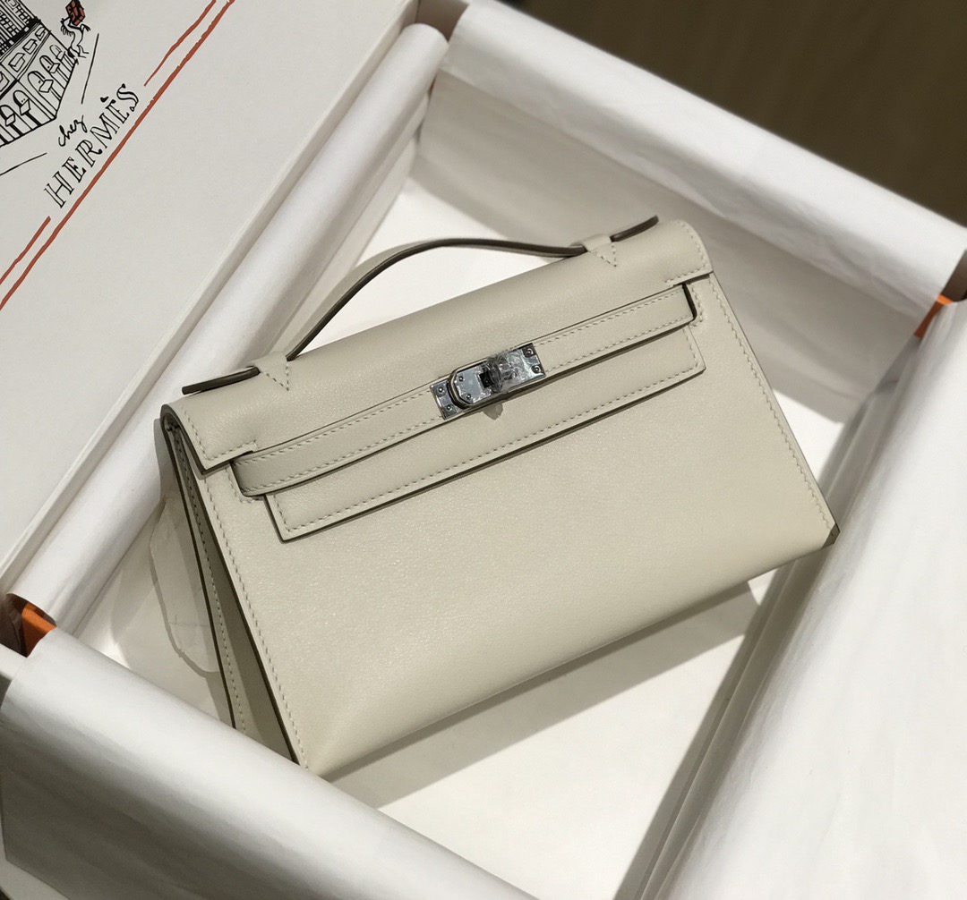 Hermès Kelly 에르메스 켈리 포쉐트 스위프트 가죽 22cm 10
