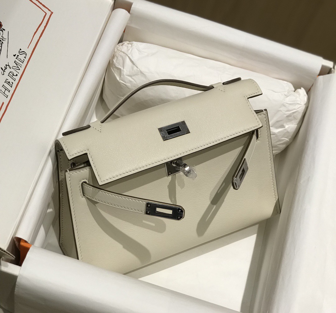 Hermès Kelly 에르메스 켈리 포쉐트 스위프트 가죽 22cm 11