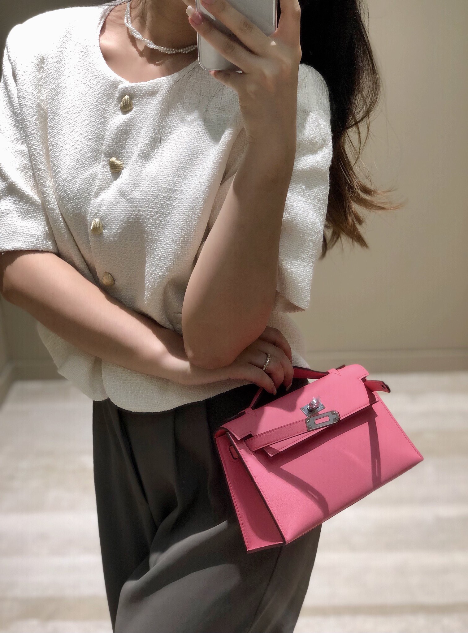 Hermès Kelly  에르메스 켈리 포쉐트 스위프트 가죽 22cm 3