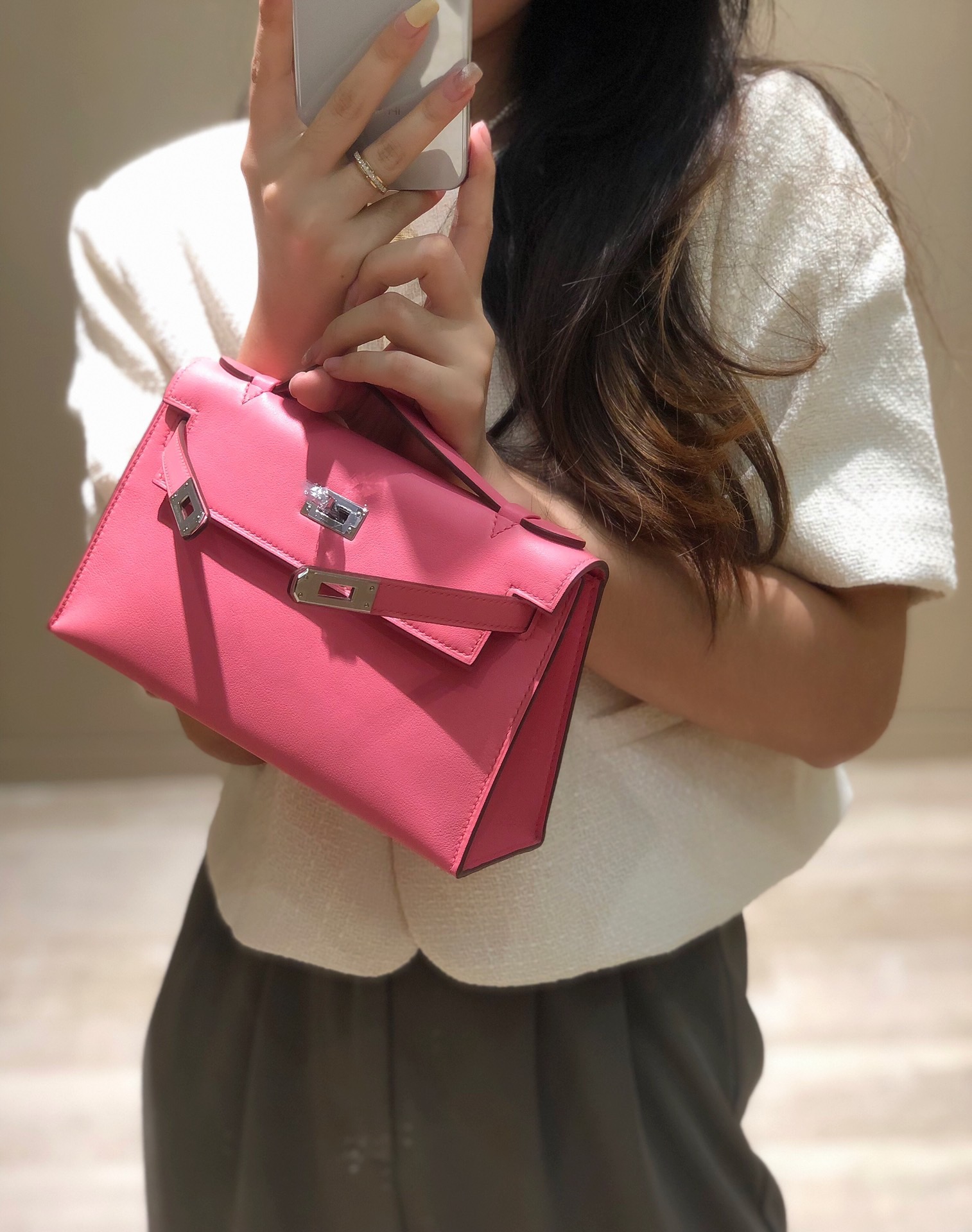Hermès Kelly  에르메스 켈리 포쉐트 스위프트 가죽 22cm 5