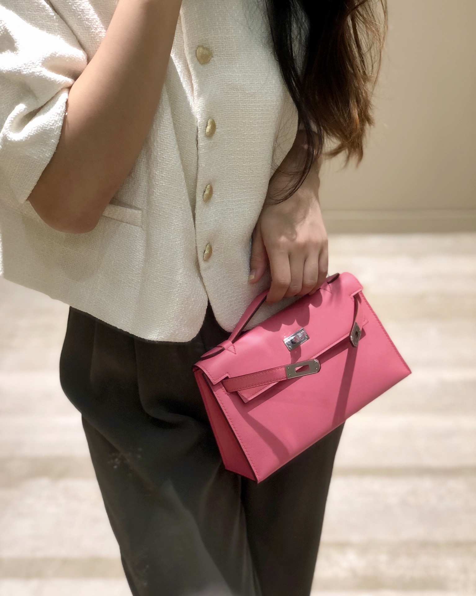 Hermès Kelly  에르메스 켈리 포쉐트 스위프트 가죽 22cm 6