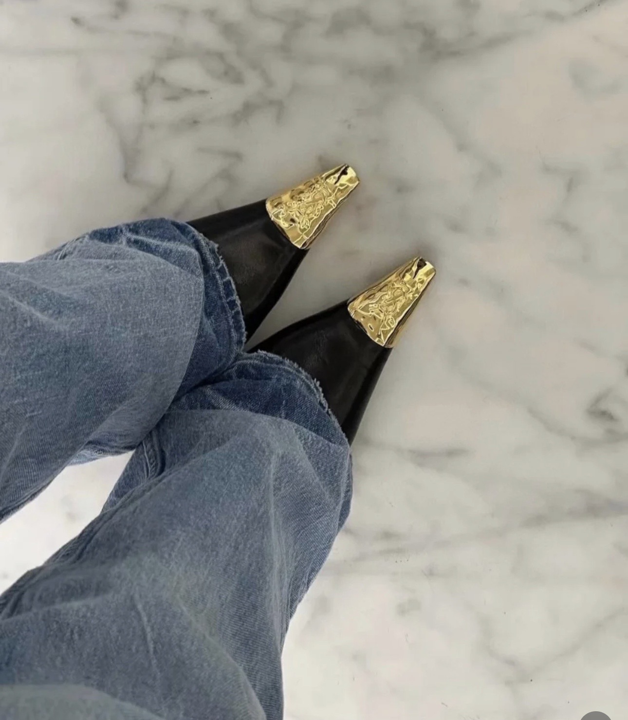 SAINT LAURENT 생로랑 YSL25 금장 하이힐 3